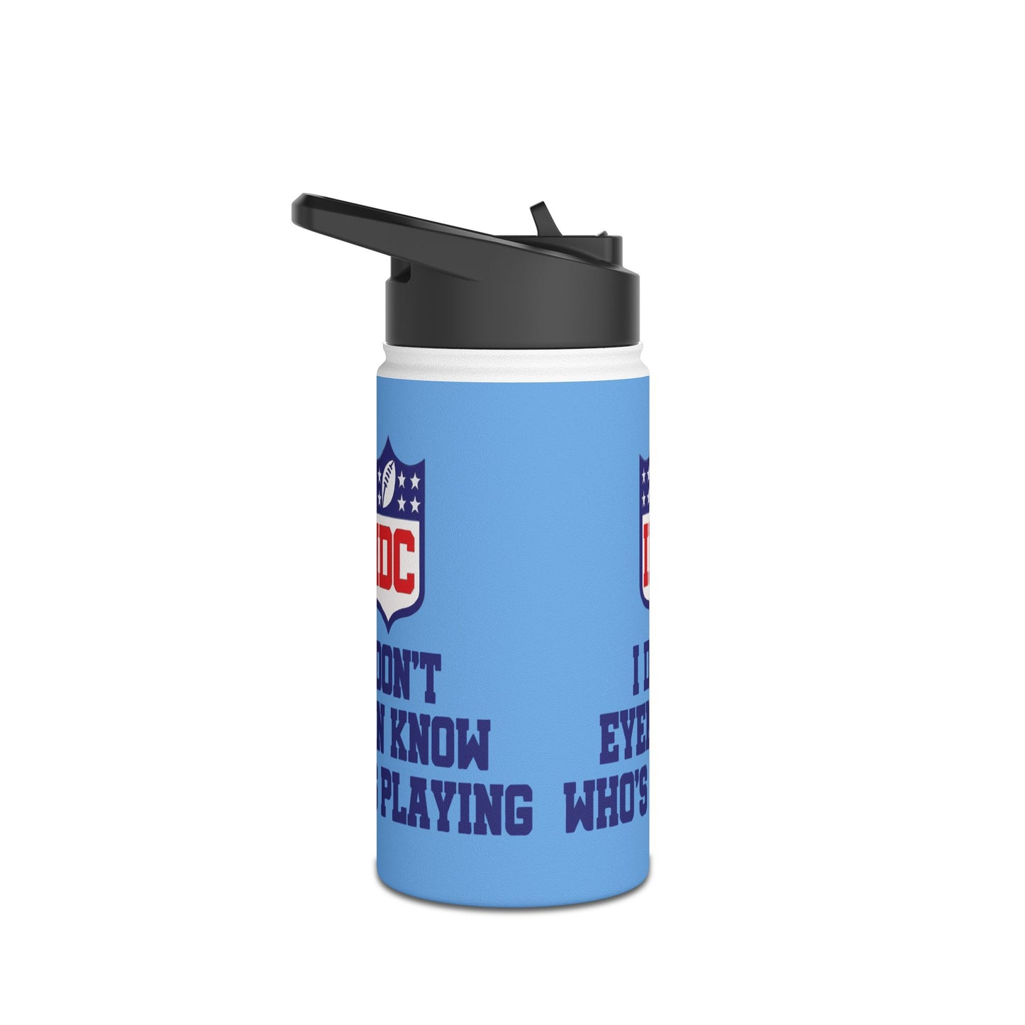 NFL Stainless Steel Water Bottle - Funny Sports Fan Gift, Hydration Flask for Game Days, Sports Events, Birthday Present, Home & Outdoors