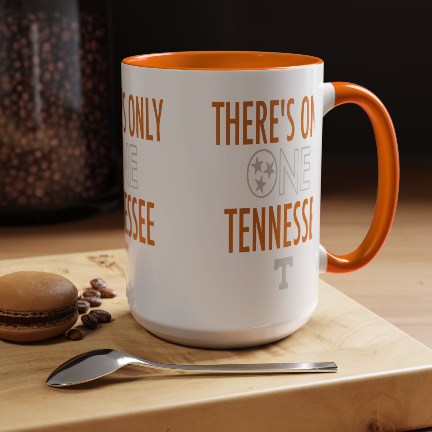 Tennessee Accent Coffee Mug - Perfect for Fans, Gift for Graduates, Home Office Essential, Sports Celebration, Personalized Tea Cup