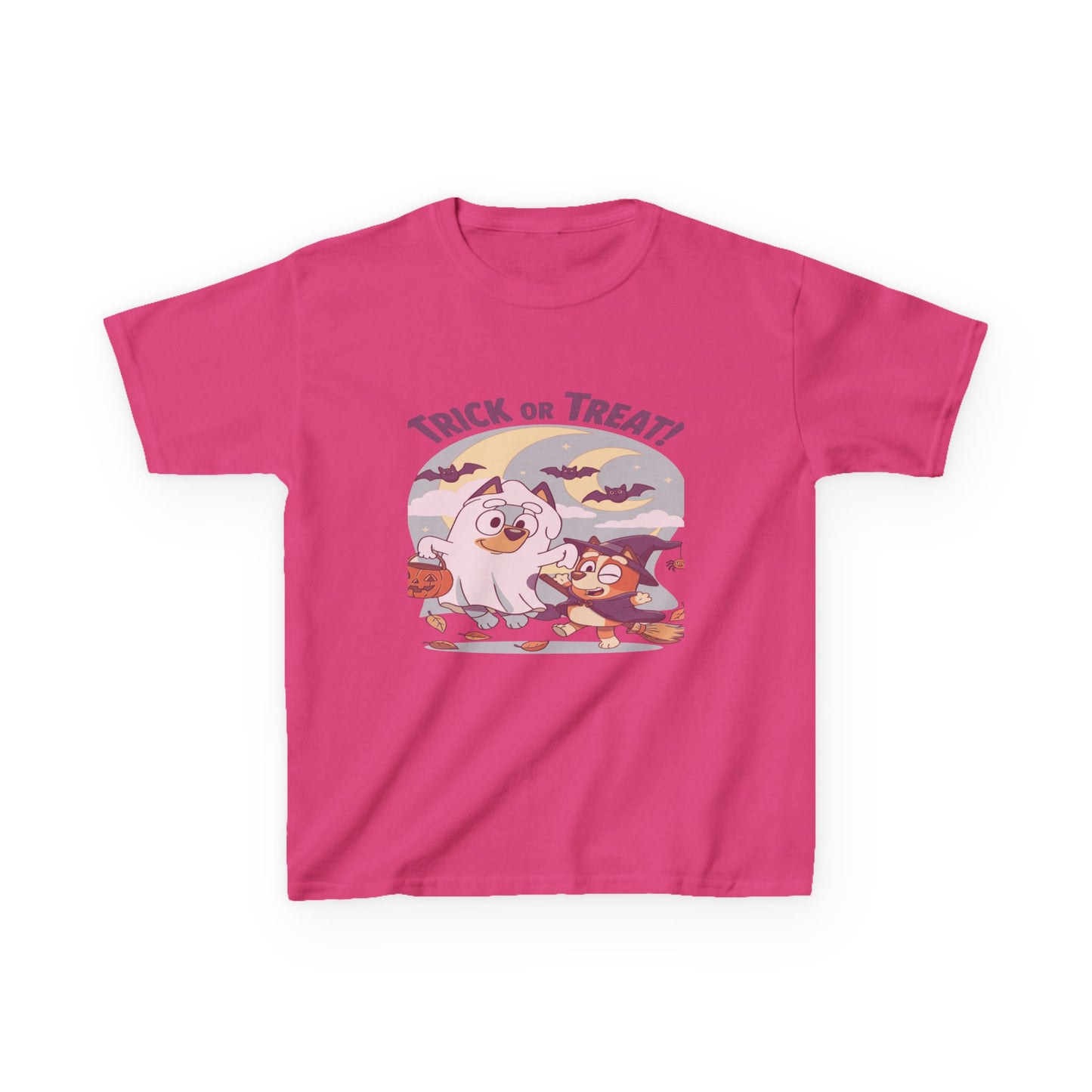 Kids Halloween T-Shirt, Trick or Treat Tee, Fun Ghost & Owl Shirt, Spooky Season Apparel, Cute Costume Top for Kids