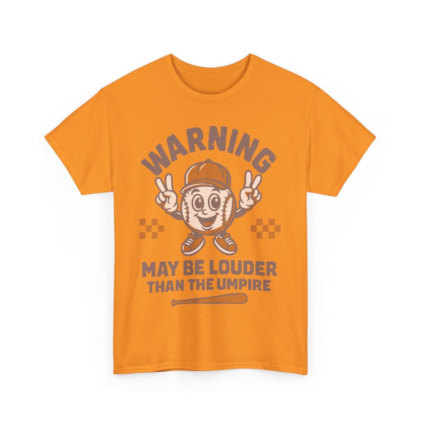 Warning T-Shirt, Fun Umpire Tee, Unique Sports Gift, Casual Wear, Perfect for Baseball Fans