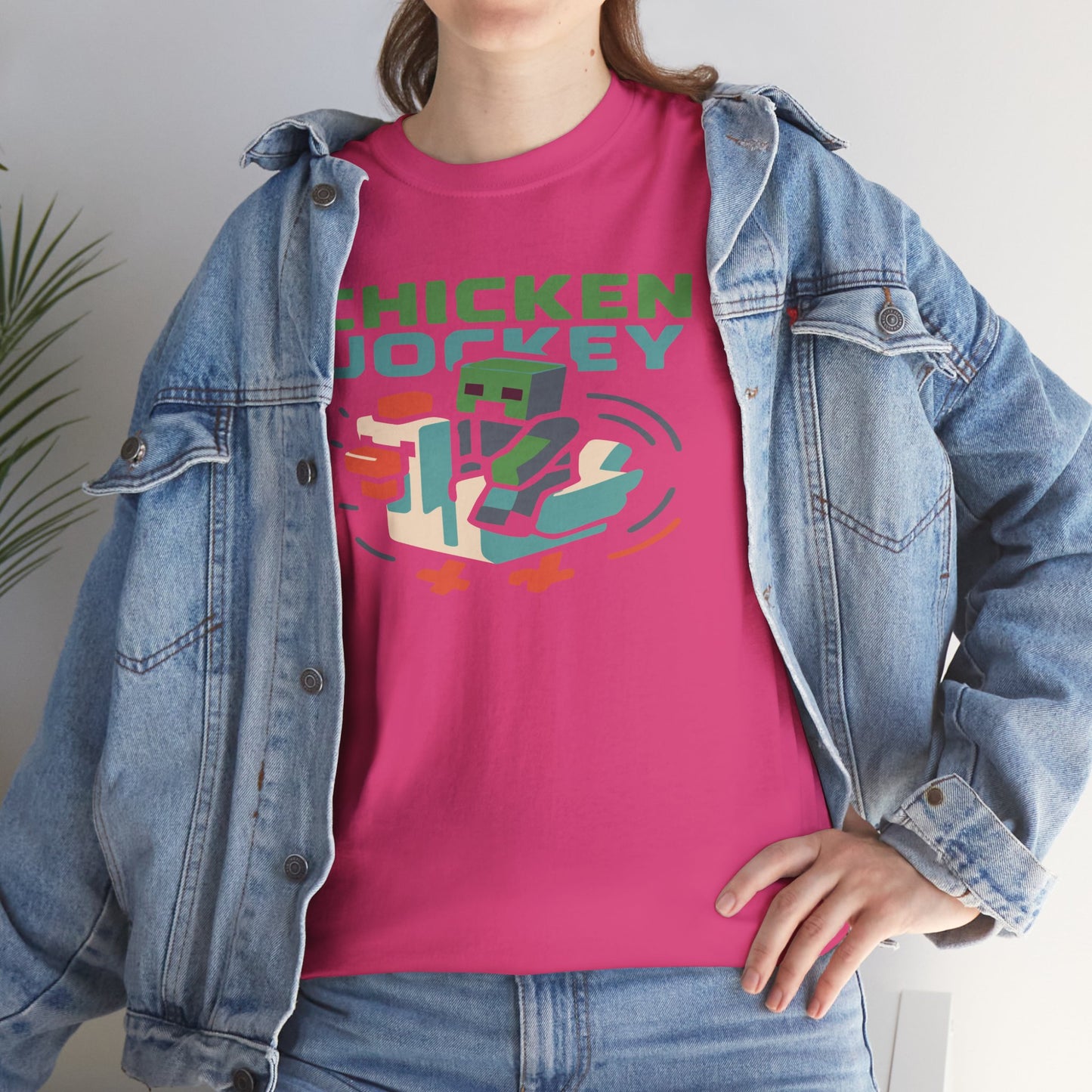 Chicken Jockey Minecraft T-shirt
