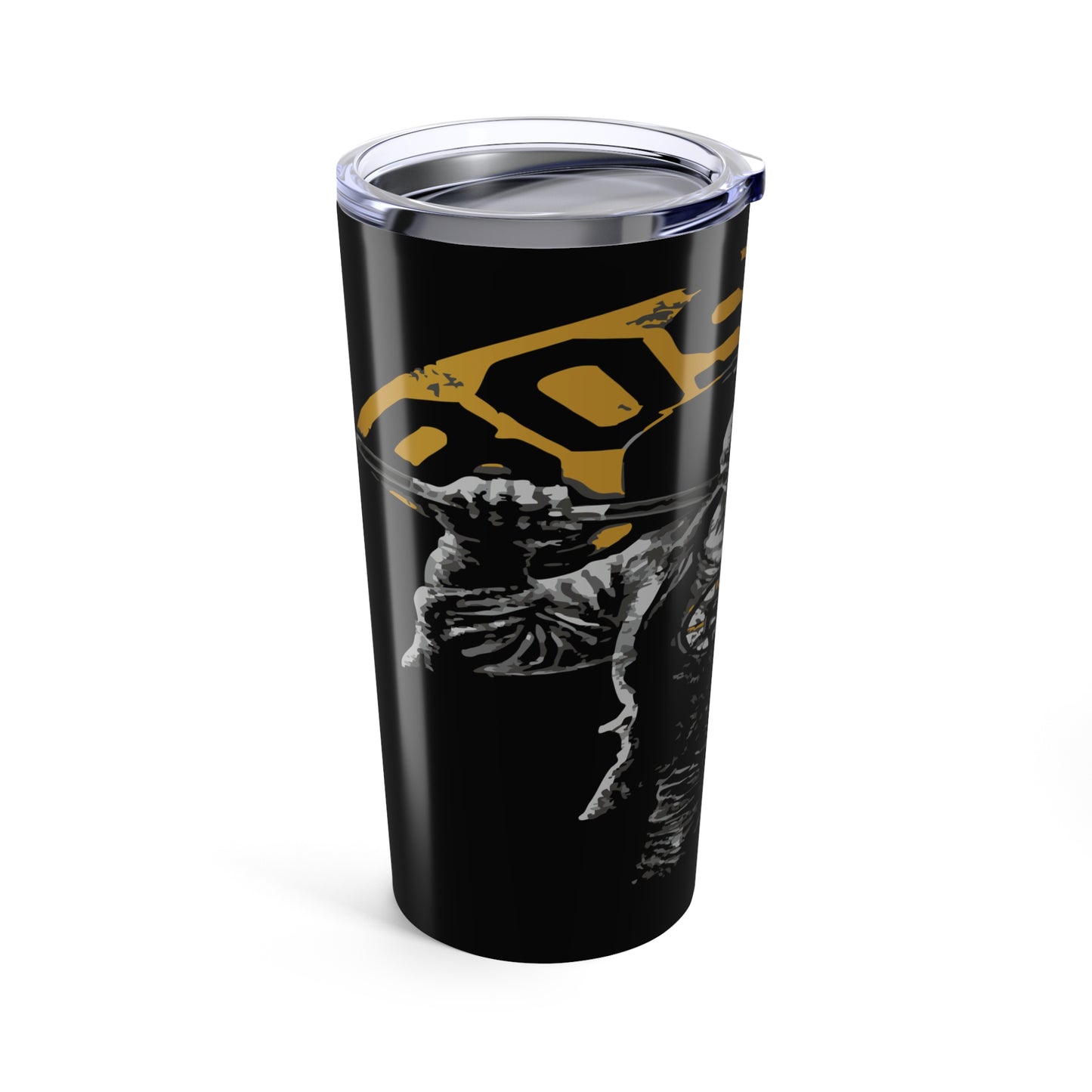 Horror-Themed Tumbler, 20oz Insulated Drinkware - Perfect for Halloween, Gift for Movie Lovers, Unique Collectible