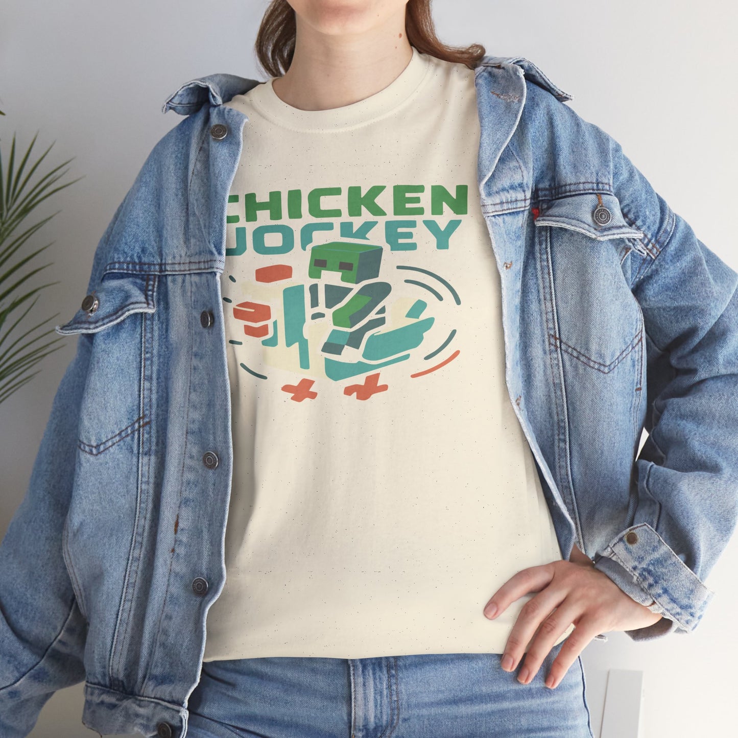 Chicken Jockey Minecraft T-shirt