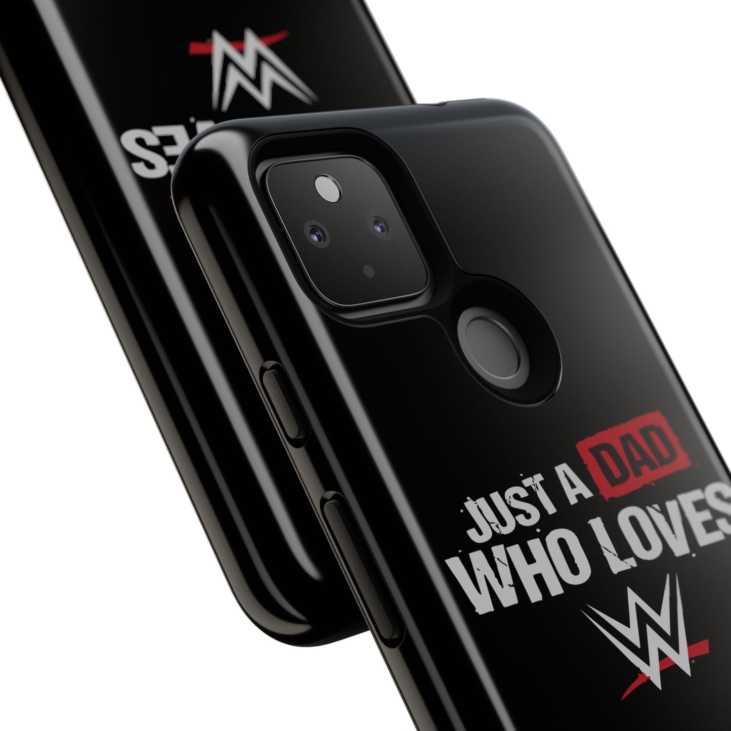 WWE Dad Phone Case, Tough Cases for Fathers, Gifts for Dad, Father's Day, Wrestling Fan Merchandise, Just a Dad Who Loves WWE