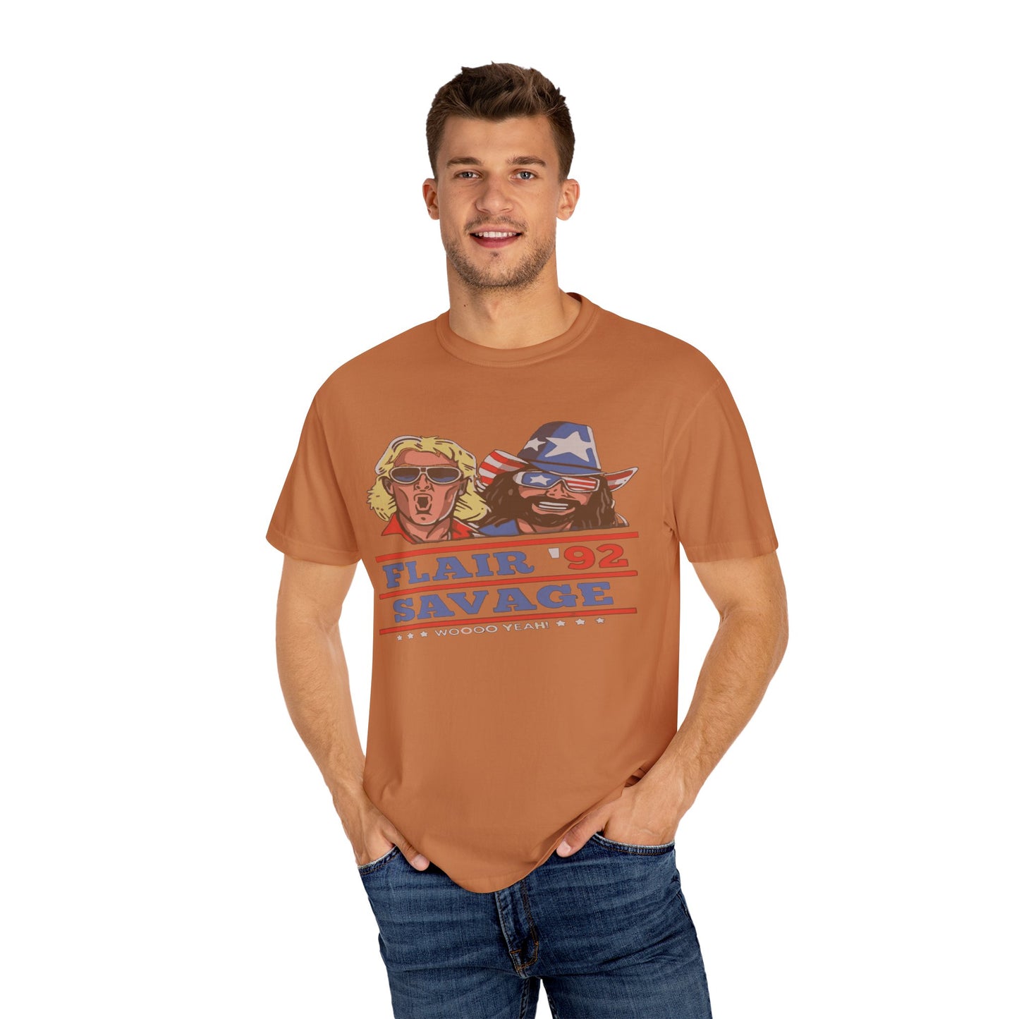 Retro Wrestling Fan T-Shirt, Unisex Graphic Tee, Flair Savage Shirt, Sports Fan Apparel, Vintage Style Gift
