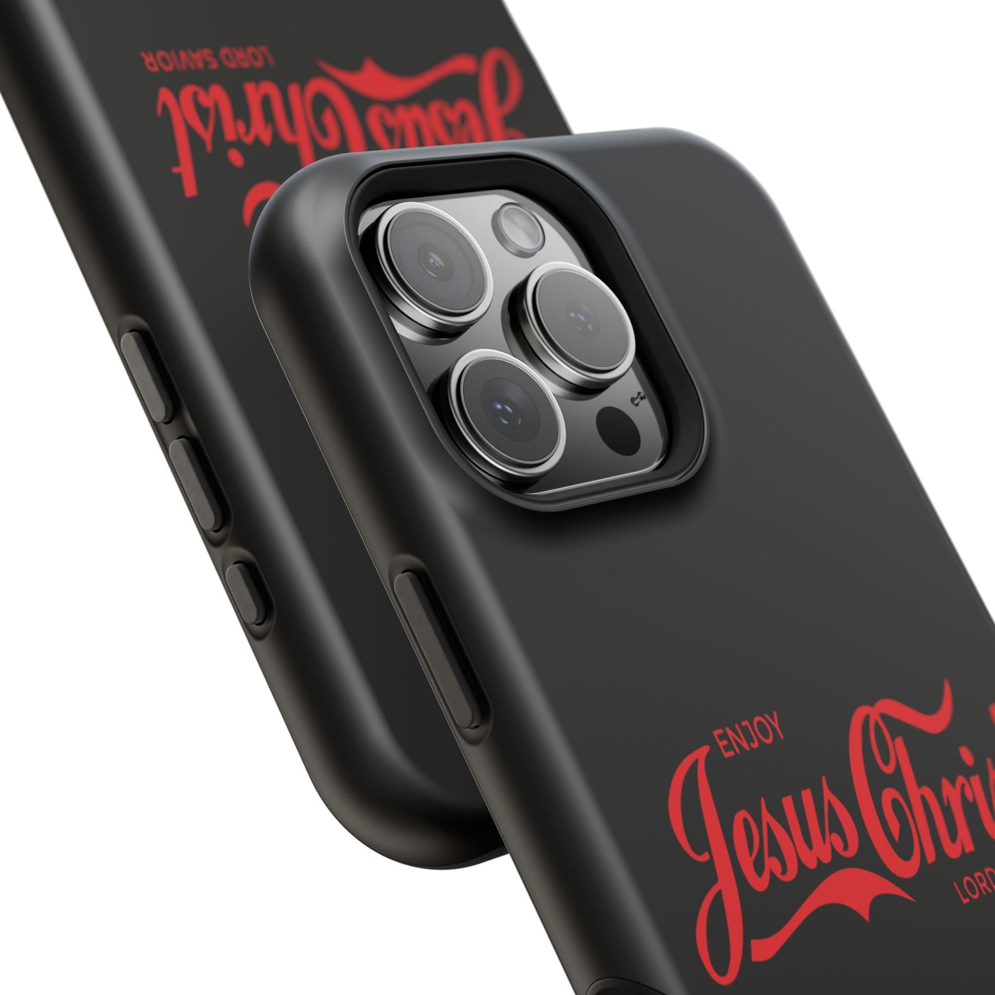 Impact-Resistant Phone Case: Enjoy Jesus Christ Lord Savior, Christian Gift, Durable Protection, Faith-Based Accessory, Holiday Gift