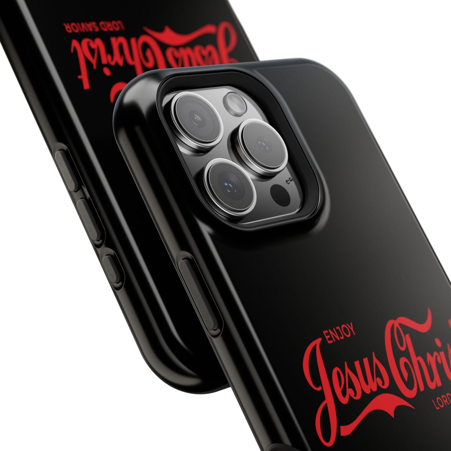 Impact-Resistant Phone Case: Enjoy Jesus Christ Lord Savior, Christian Gift, Durable Protection, Faith-Based Accessory, Holiday Gift