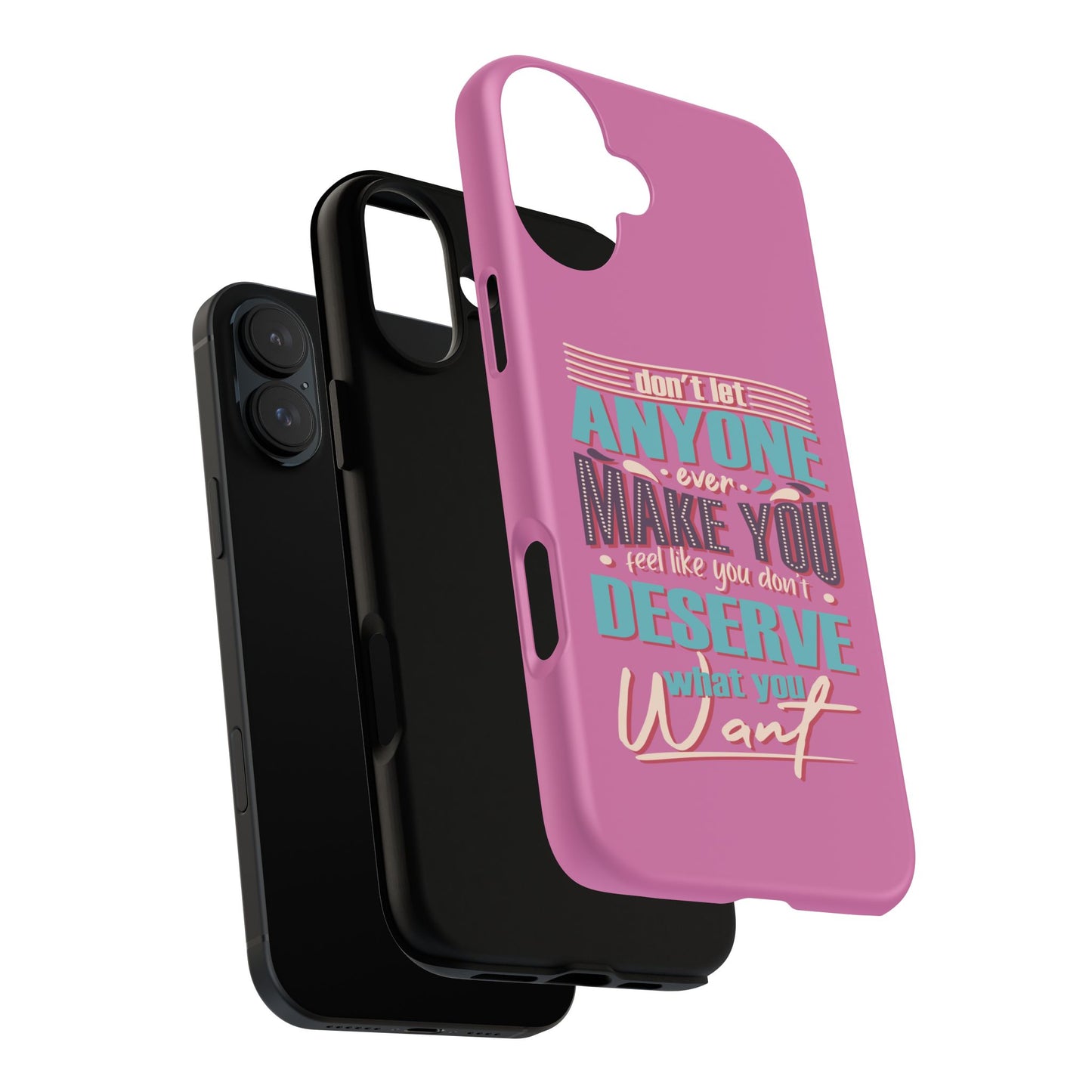 Inspirational Phone Case, Motivational Phone Cover, Tough Cases for Her, Gift for Friends, Self-Love Quote Case