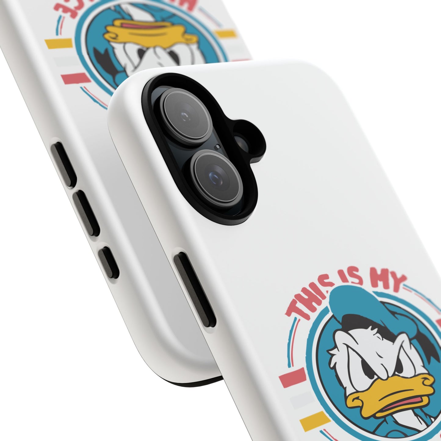 Tough Cases: This is My Happy Face Phone Case, Funny Phone Case, Donald Duck Case, Cute Phone Accessory, Gift for Disney Fans
