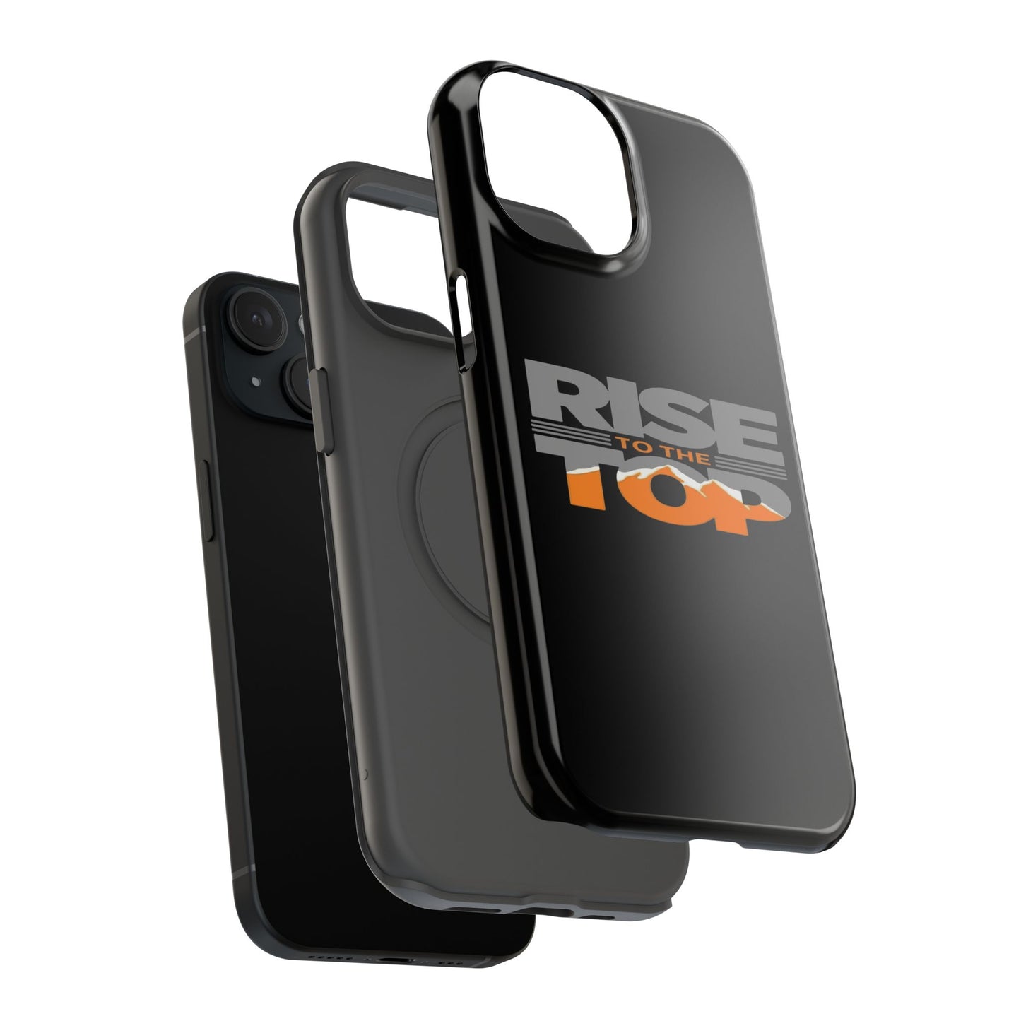 Impact-Resistant Phone Case - Rise to the Top, Durable Phone Cover, Gift for Motivational Quotes Lovers, Trendy Tech Accessories