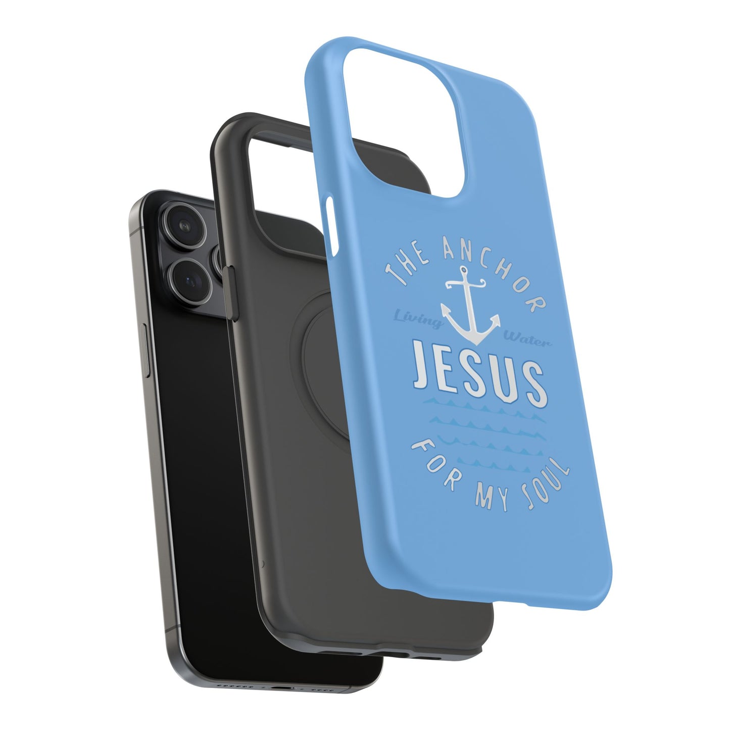 Jesus Anchor Phone Case, Christian Tech Accessories, Inspirational Gifts, Unique Phone Covers, Faith-Based Decor