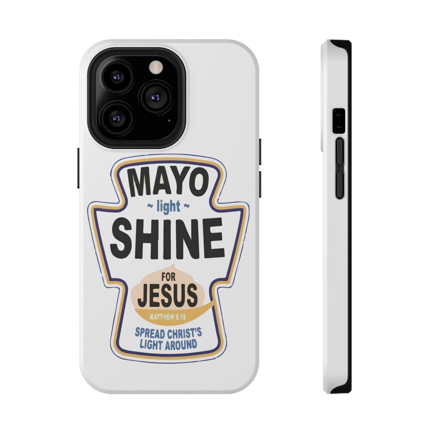 Jesus Message Impact-Resistant Case, Faith-Based Phone Cover, Inspirational Tech Accessory, Christian Gift, Bible Verse Case