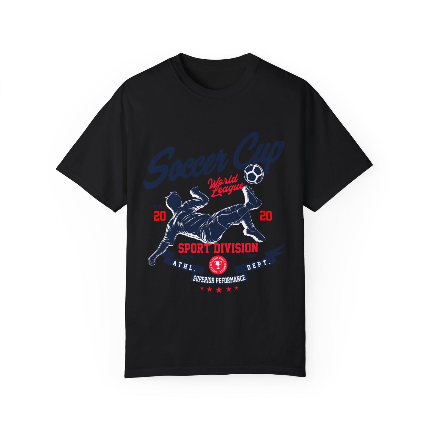 Soccer Club Unisex Garment-Dyed T-shirt