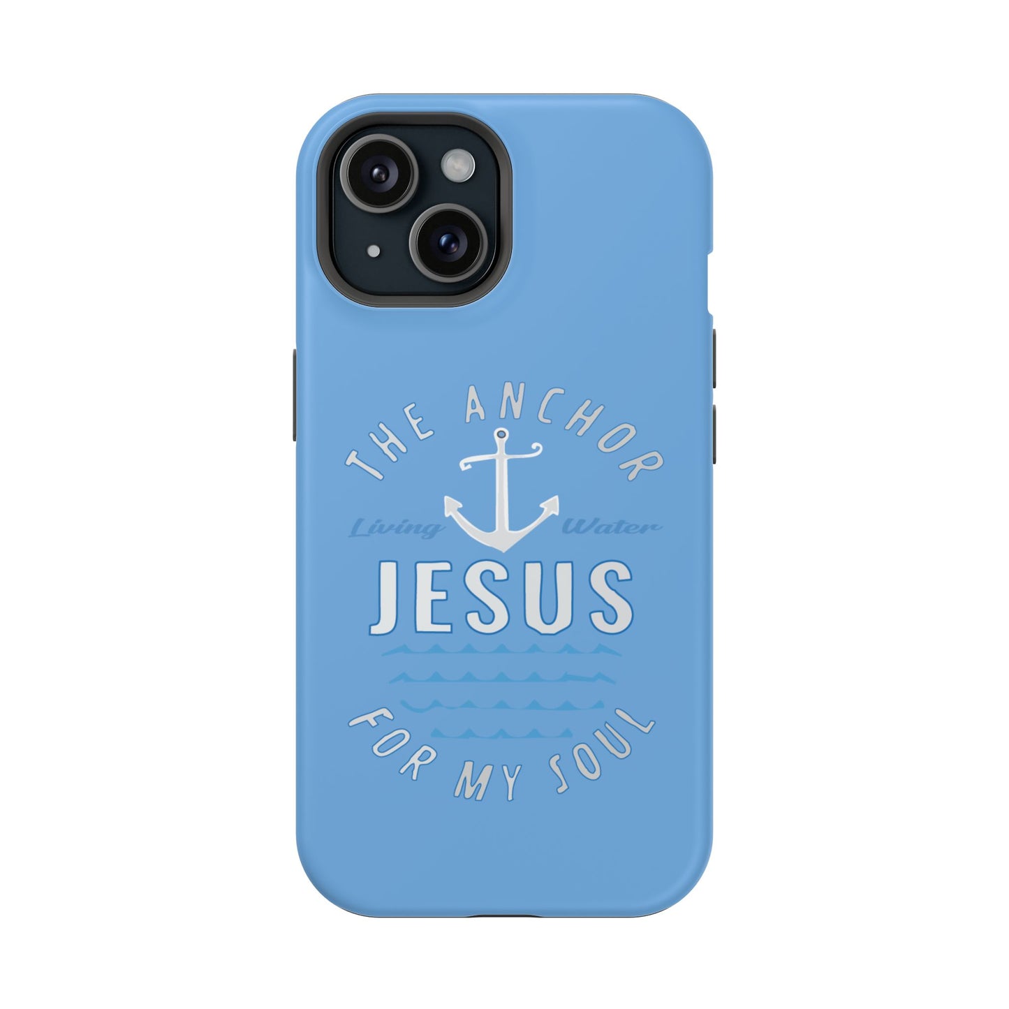 Jesus Anchor Phone Case, Christian Tech Accessories, Inspirational Gifts, Unique Phone Covers, Faith-Based Decor