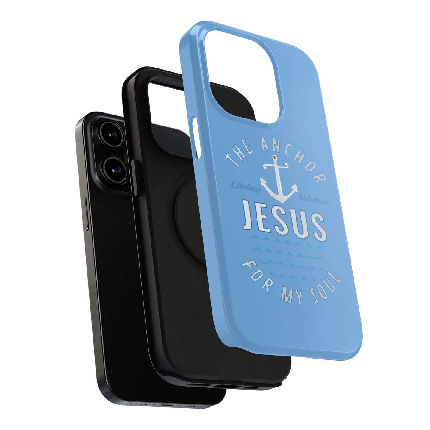 Jesus Anchor Phone Case, Christian Tech Accessories, Inspirational Gifts, Unique Phone Covers, Faith-Based Decor
