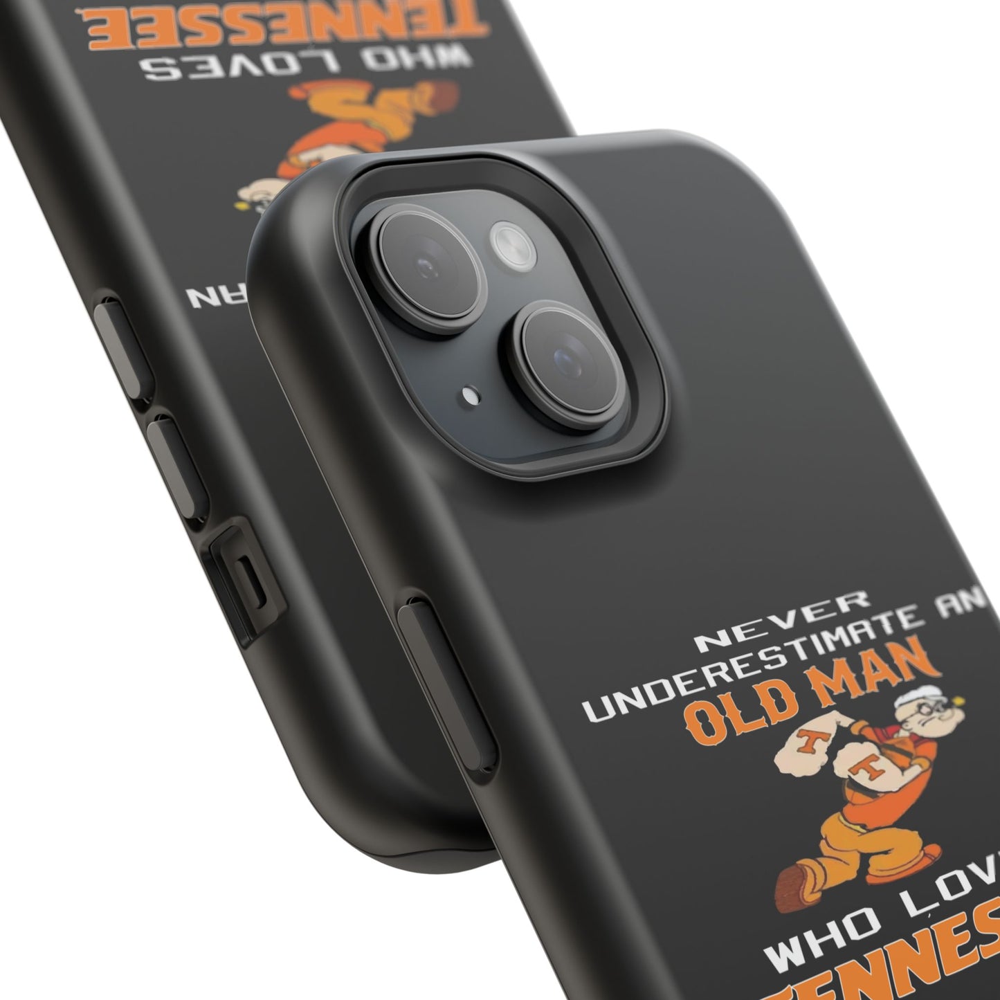Tough Phone Case, Old Man Who Loves Tennessee, Gift for Grandpa, Tennessee Pride, Men's Accessories, Father's Day, Custom Cases