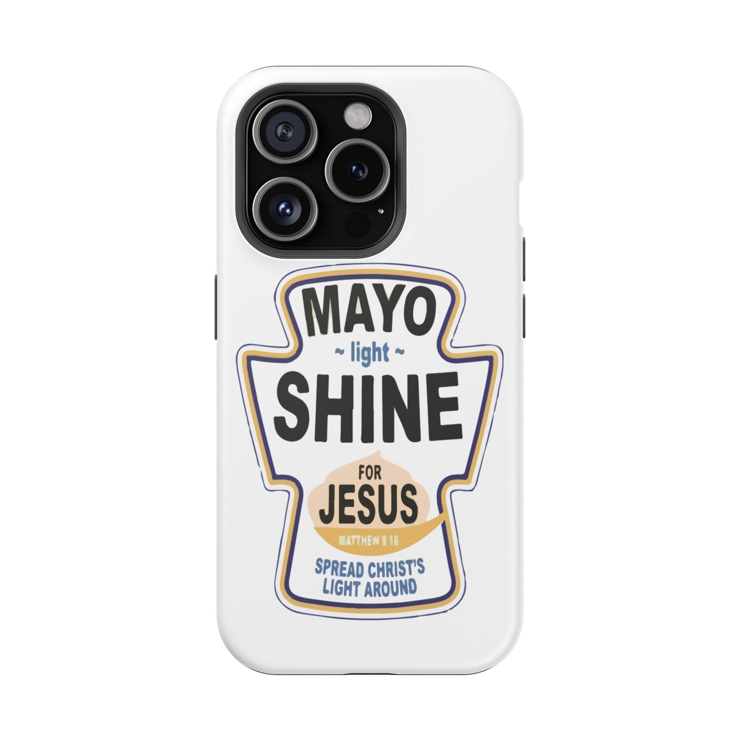 Jesus Message Impact-Resistant Case, Faith-Based Phone Cover, Inspirational Tech Accessory, Christian Gift, Bible Verse Case