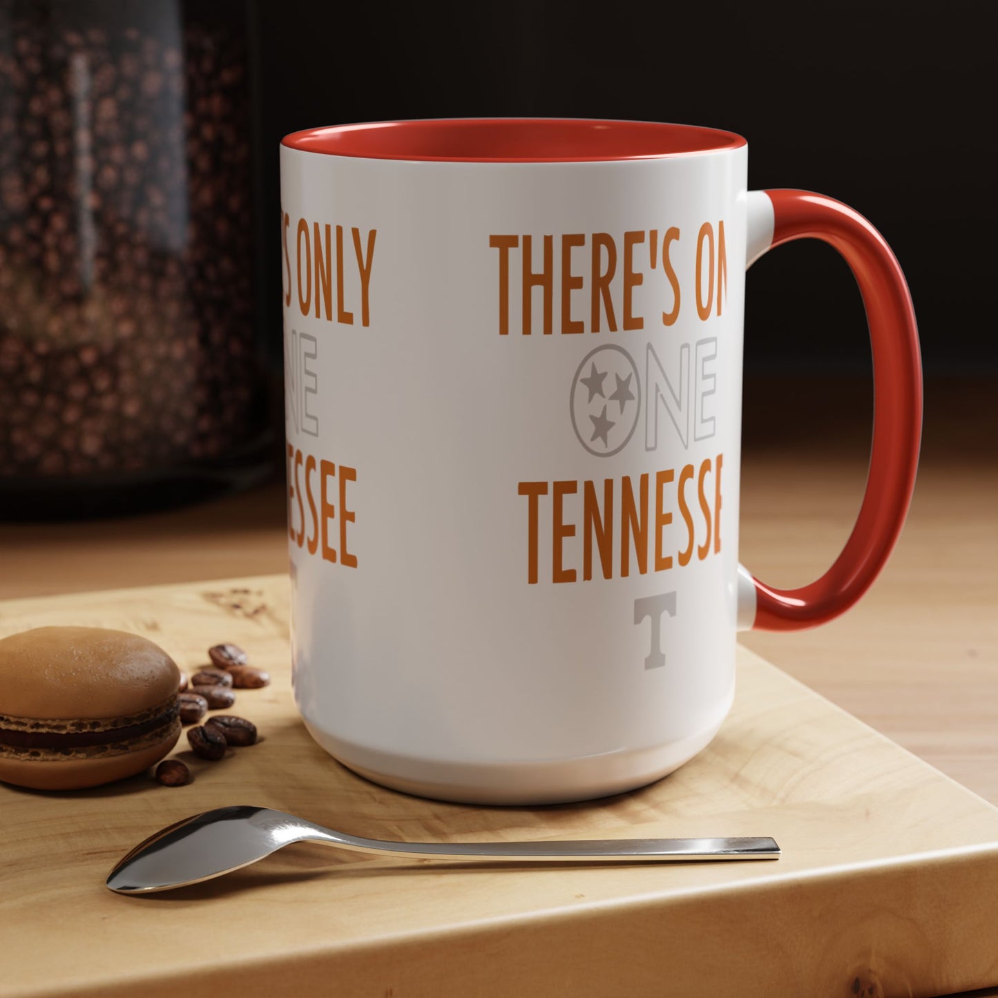 Tennessee Accent Coffee Mug - Perfect for Fans, Gift for Graduates, Home Office Essential, Sports Celebration, Personalized Tea Cup