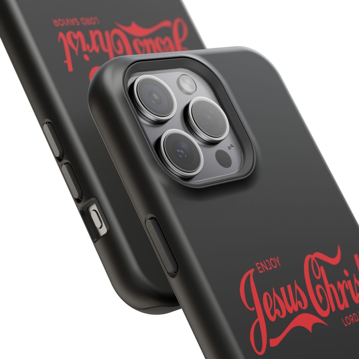 Impact-Resistant Phone Case: Enjoy Jesus Christ Lord Savior, Christian Gift, Durable Protection, Faith-Based Accessory, Holiday Gift