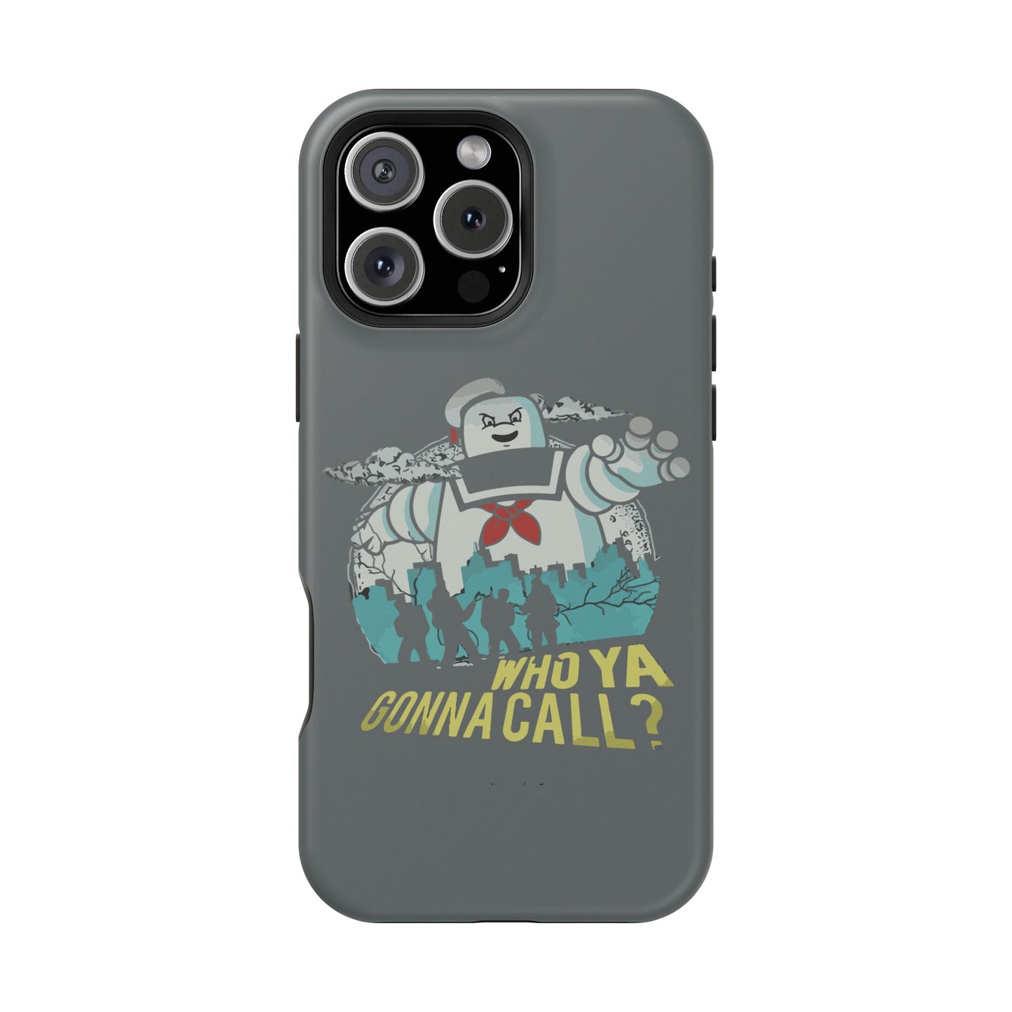 Ghostbuster-Inspired Tough Phone Case - Who Ya Gonna Call? - Perfect for Fans, Gift for Halloween, Geeky Accessories, Durable Protection