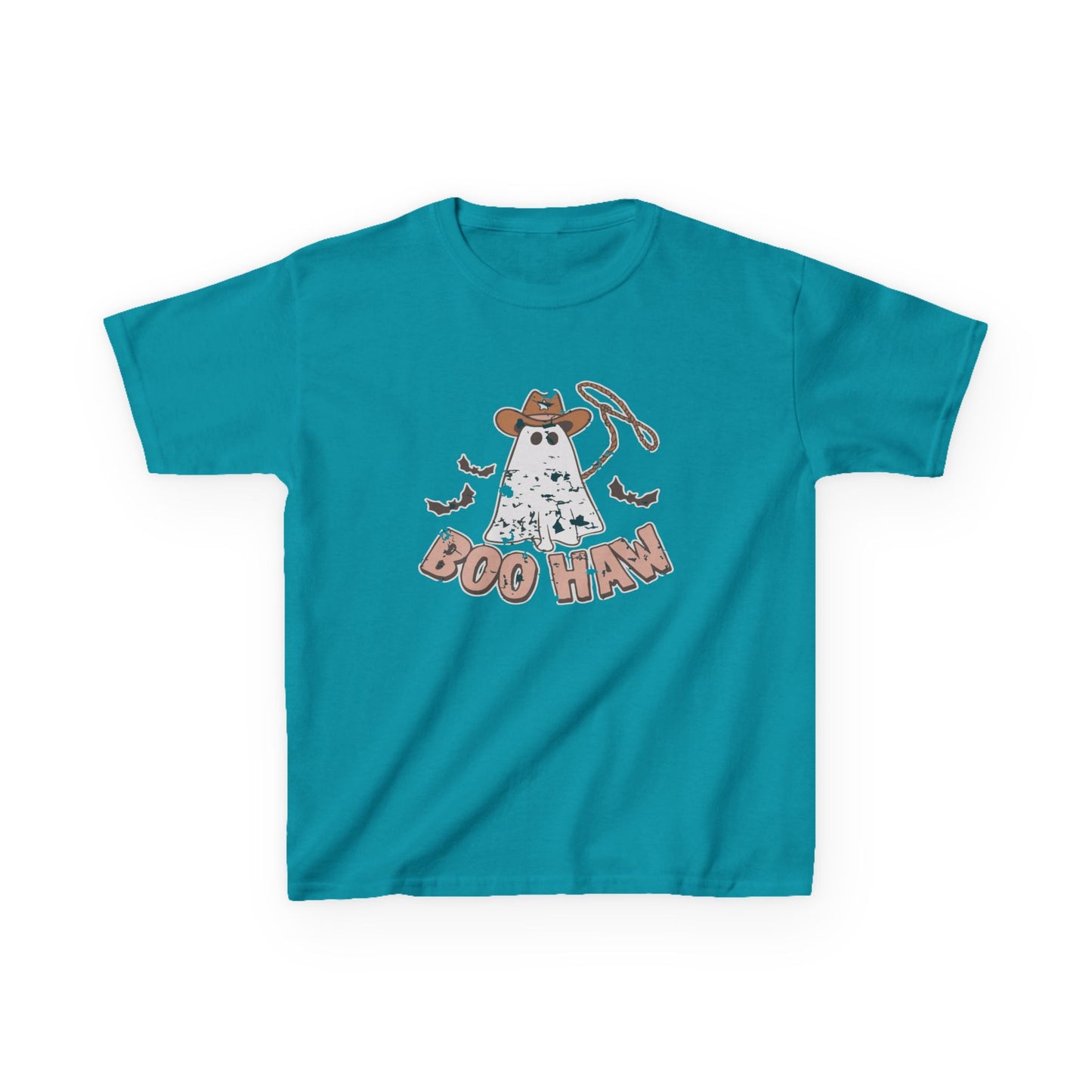 Boo Haunt Kids Tee, Halloween Shirt, Ghost Costume T-Shirt, Fun Kids Apparel, Spooky Party Outfit