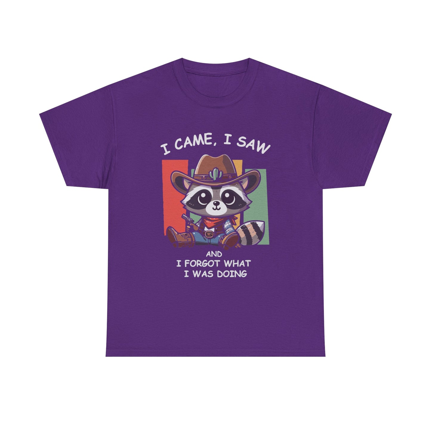 Fun Raccoon Graphic Tee, Cute Funny Animal T-Shirt, Unique Gift, Unisex Cotton Tee, Casual Wear, Birthday Gift, Humor Shirt