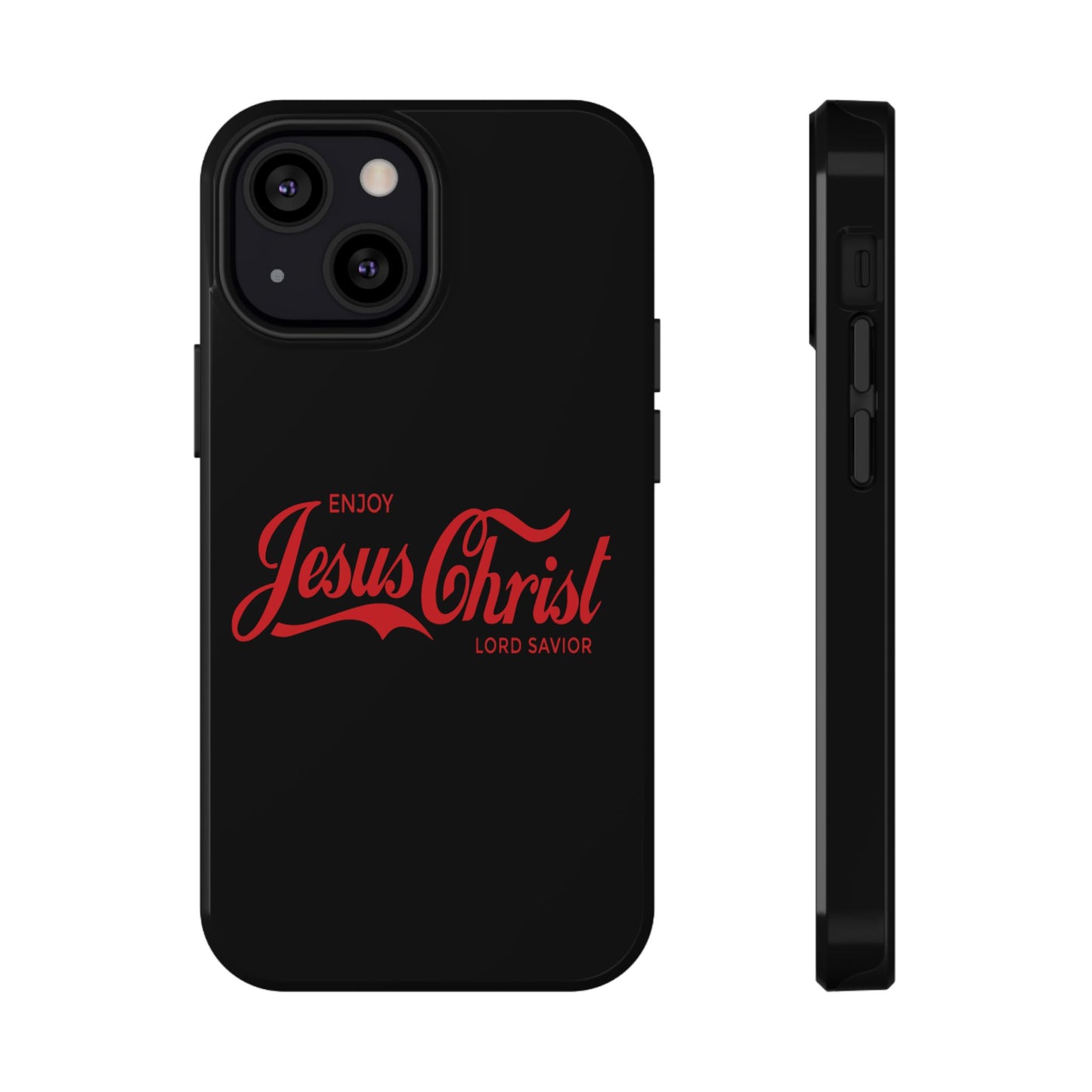 Impact-Resistant Phone Case: Enjoy Jesus Christ Lord Savior, Christian Gift, Durable Protection, Faith-Based Accessory, Holiday Gift