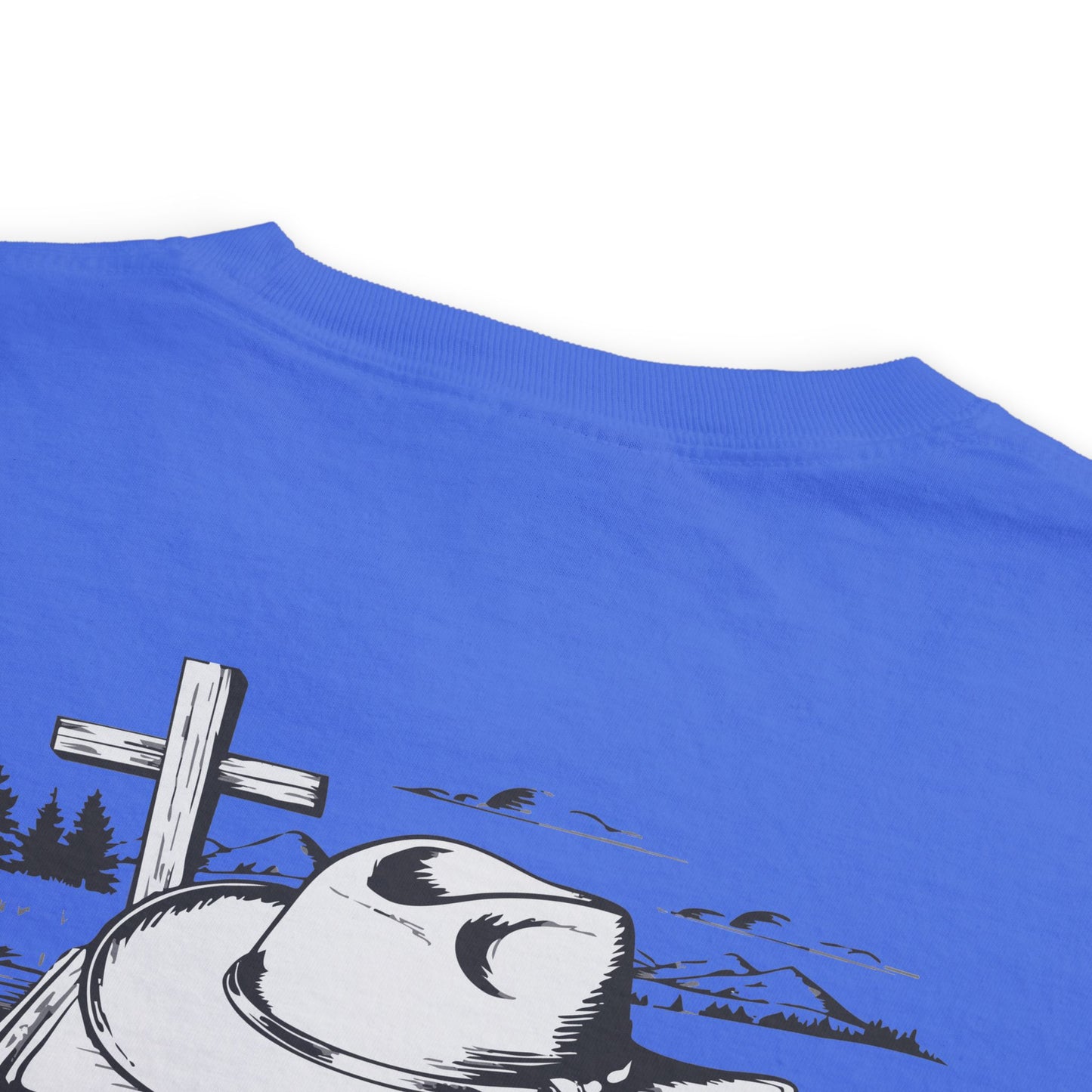 Faith-Inspired Pocket T-Shirt with Uplifting Bible Verse