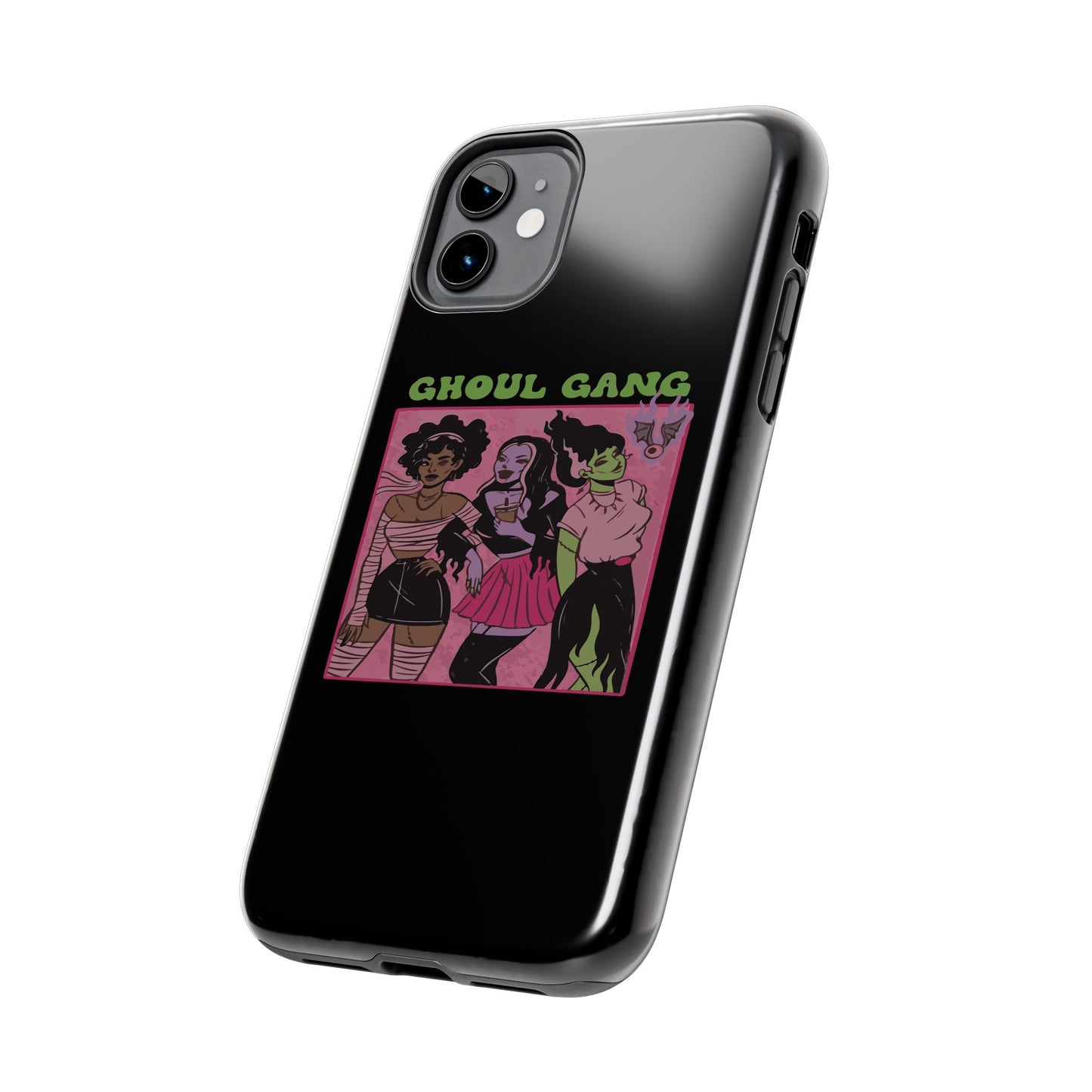 Ghoul Gang Tough Phone Cases | Unique Halloween Phone Cover, Cute Protective Case, Trendy Gift for Goth Fans, Spooky Style Accessory