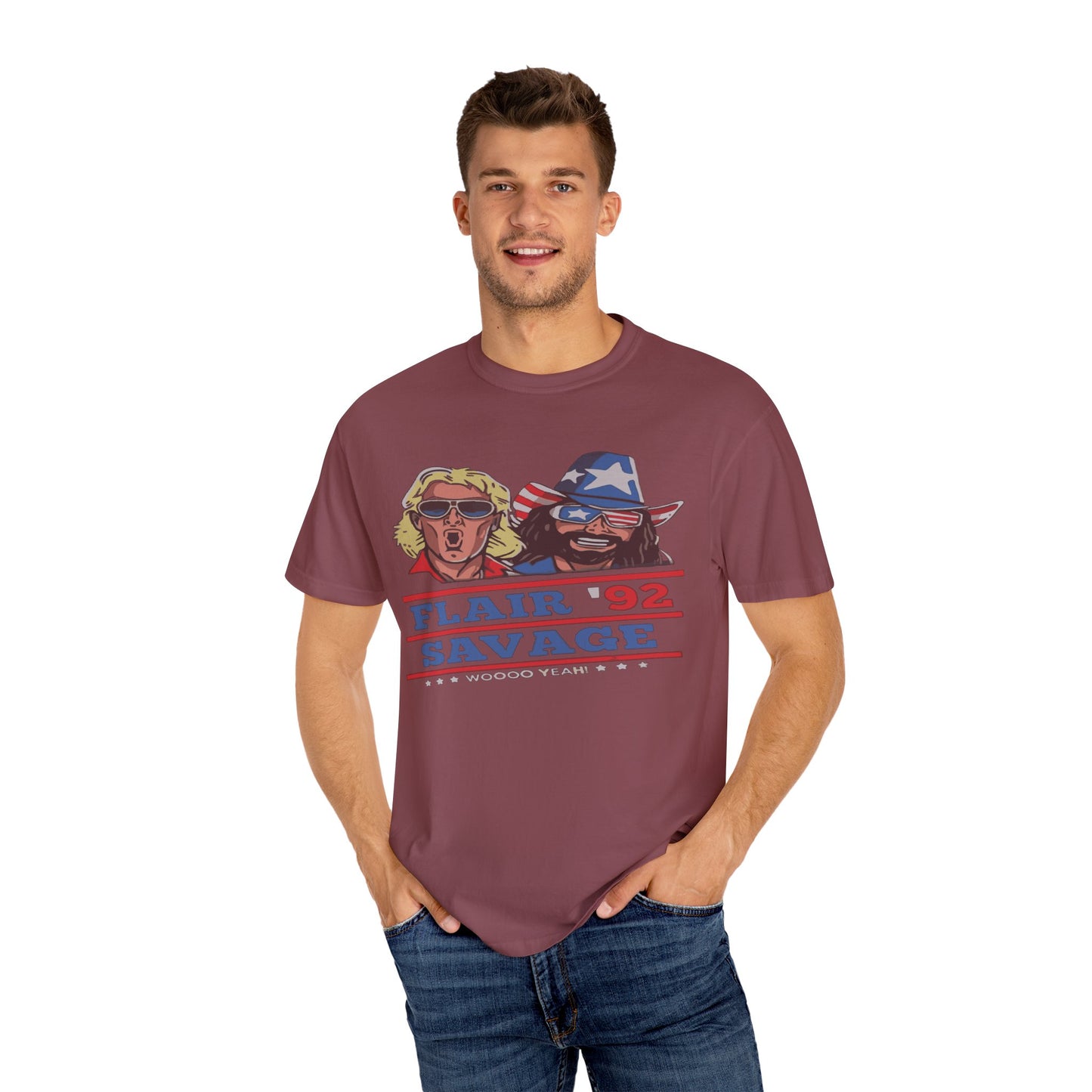 Retro Wrestling Fan T-Shirt, Unisex Graphic Tee, Flair Savage Shirt, Sports Fan Apparel, Vintage Style Gift