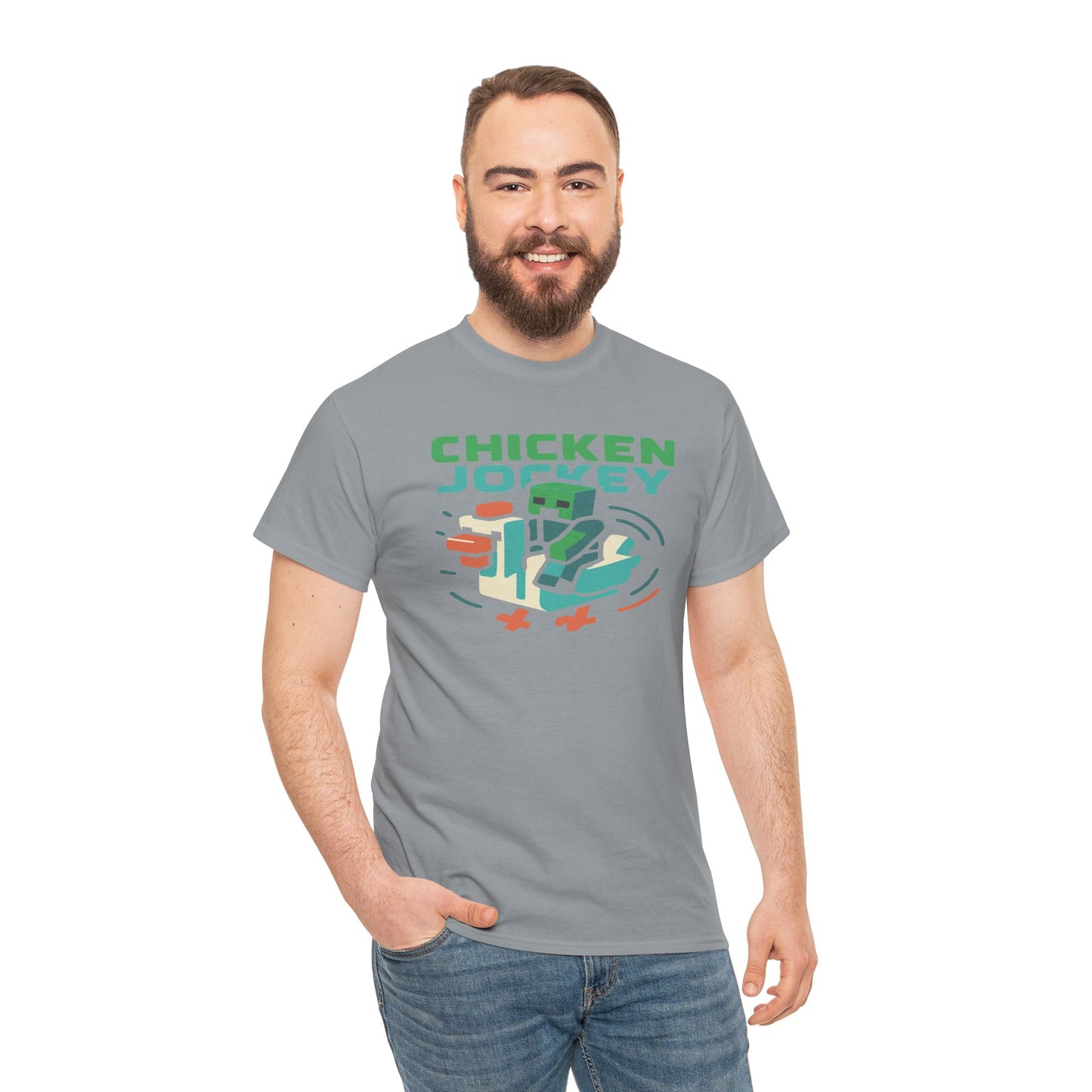 Chicken Jockey Minecraft T-shirt