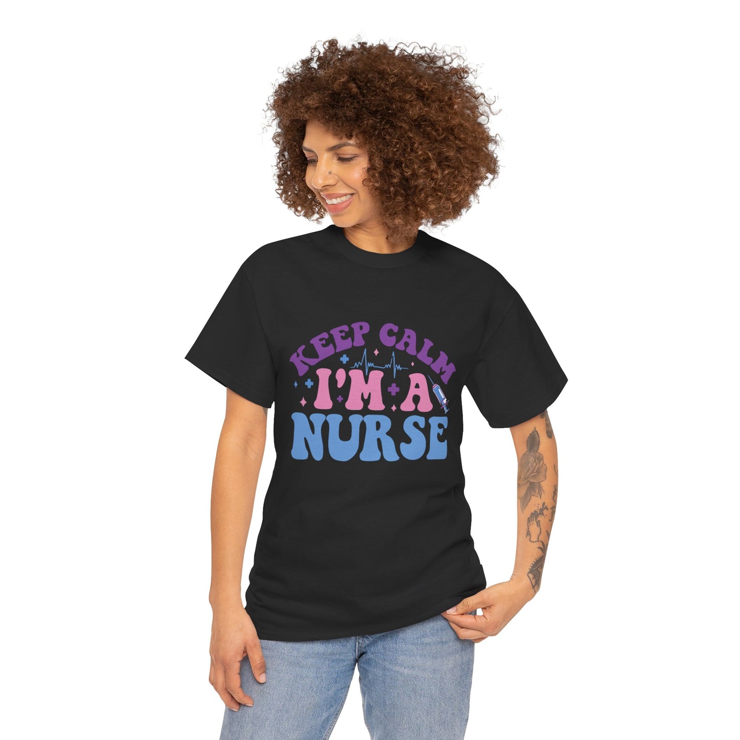 Nurse Appreciation Heavy Cotton Tee, Funny Nurse Gift, Medical Humor Shirt, Nurse Day Celebration Tee, Caregiver Outfit