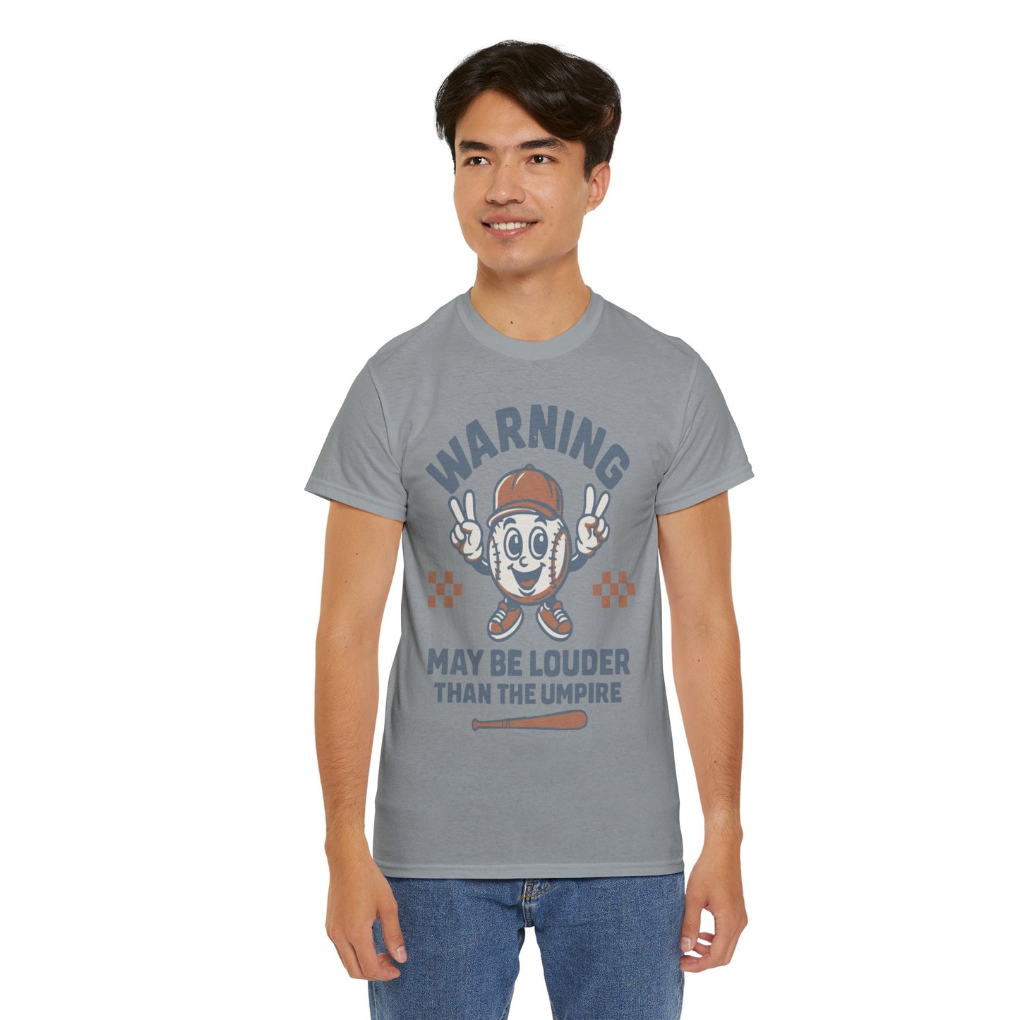 Warning T-Shirt, Fun Umpire Tee, Unique Sports Gift, Casual Wear, Perfect for Baseball Fans
