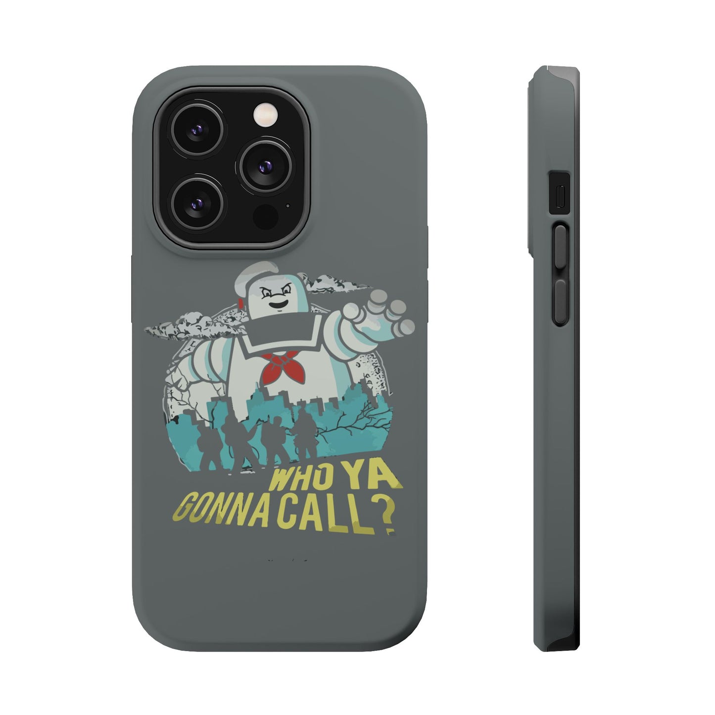 Ghostbuster-Inspired Tough Phone Case - Who Ya Gonna Call? - Perfect for Fans, Gift for Halloween, Geeky Accessories, Durable Protection