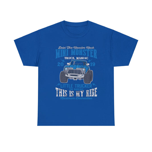 Mini Monster Truck Heavy Cotton Tee