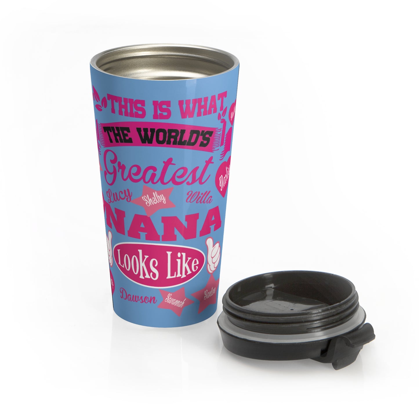 Greatest Nana Travel Mug – Stainless Steel Insulated Gift for Grandmothers