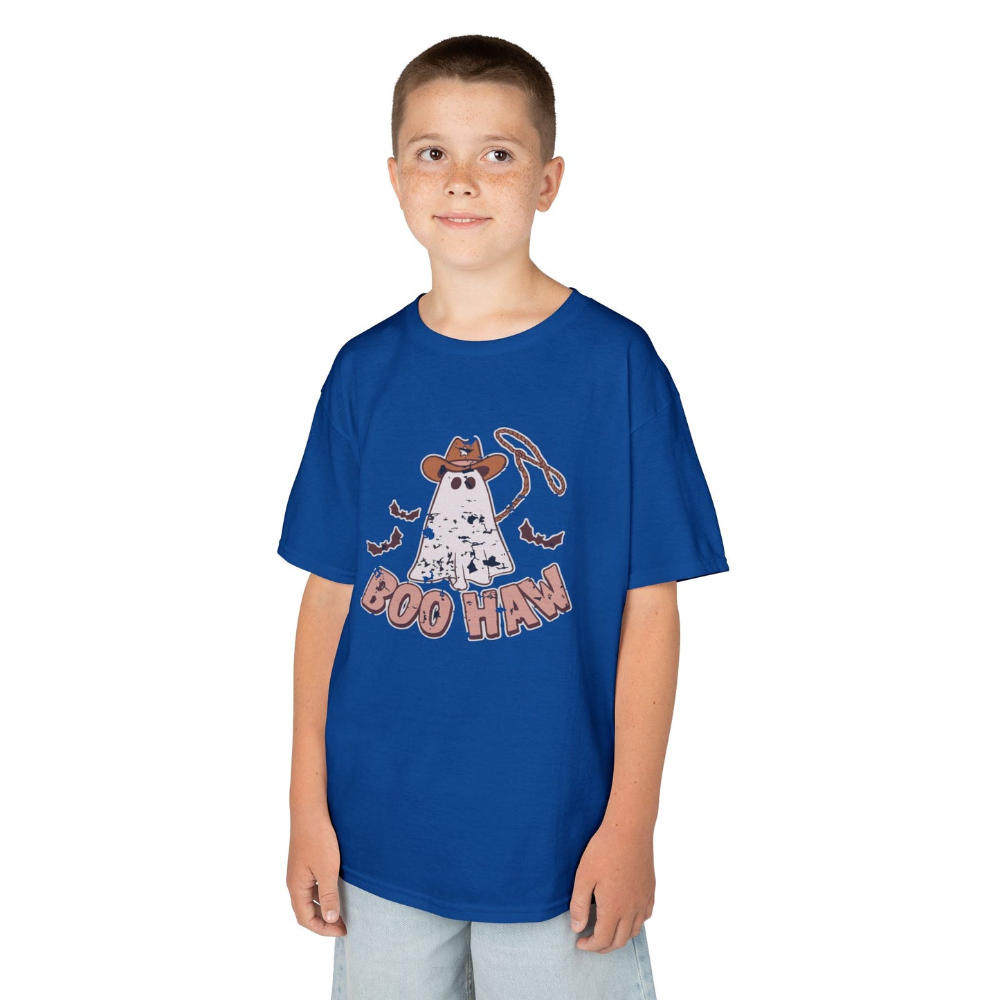 Boo Haunt Kids Tee, Halloween Shirt, Ghost Costume T-Shirt, Fun Kids Apparel, Spooky Party Outfit