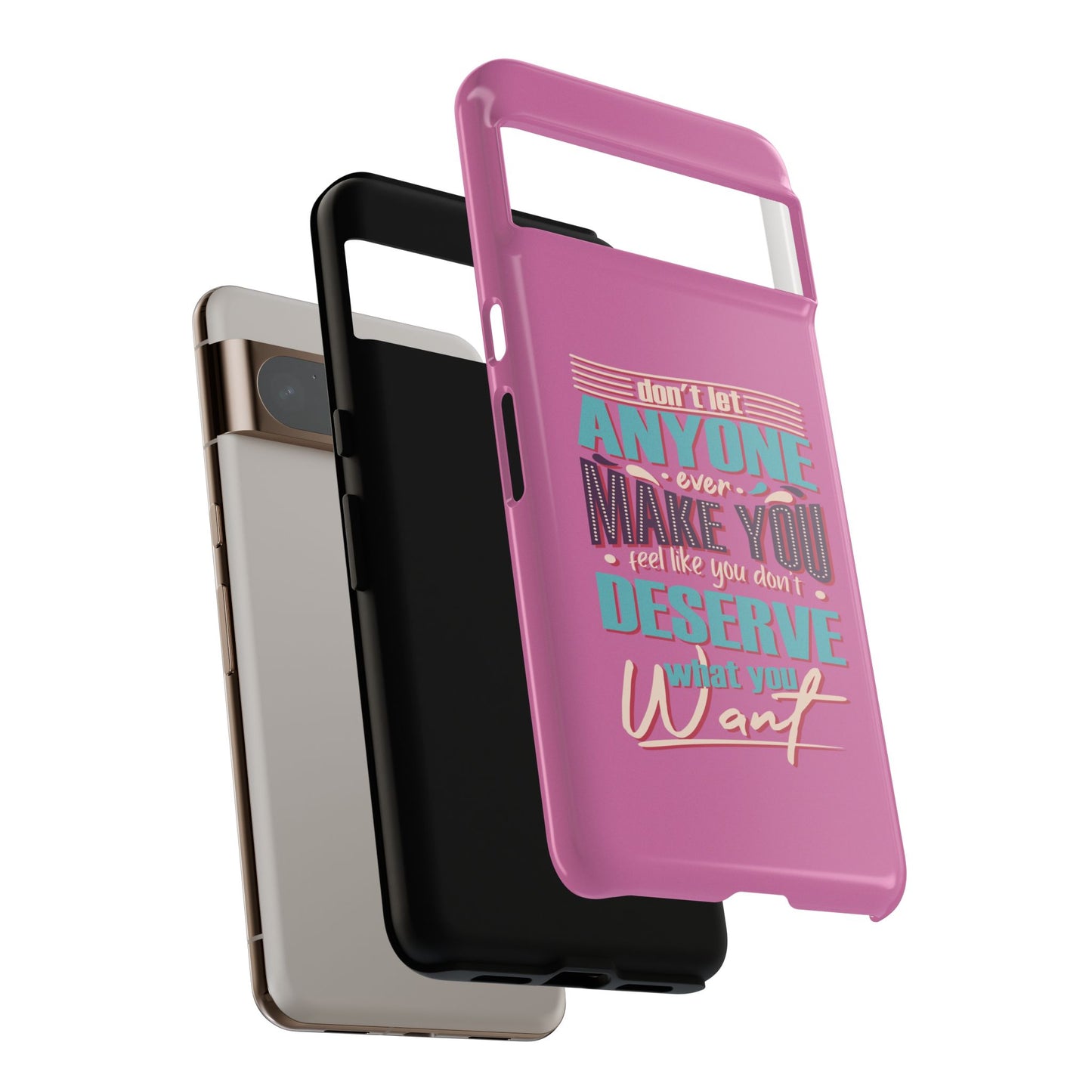 Inspirational Phone Case, Motivational Phone Cover, Tough Cases for Her, Gift for Friends, Self-Love Quote Case