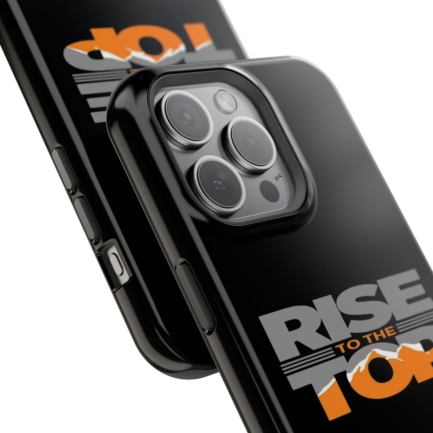 Impact-Resistant Phone Case - Rise to the Top, Durable Phone Cover, Gift for Motivational Quotes Lovers, Trendy Tech Accessories