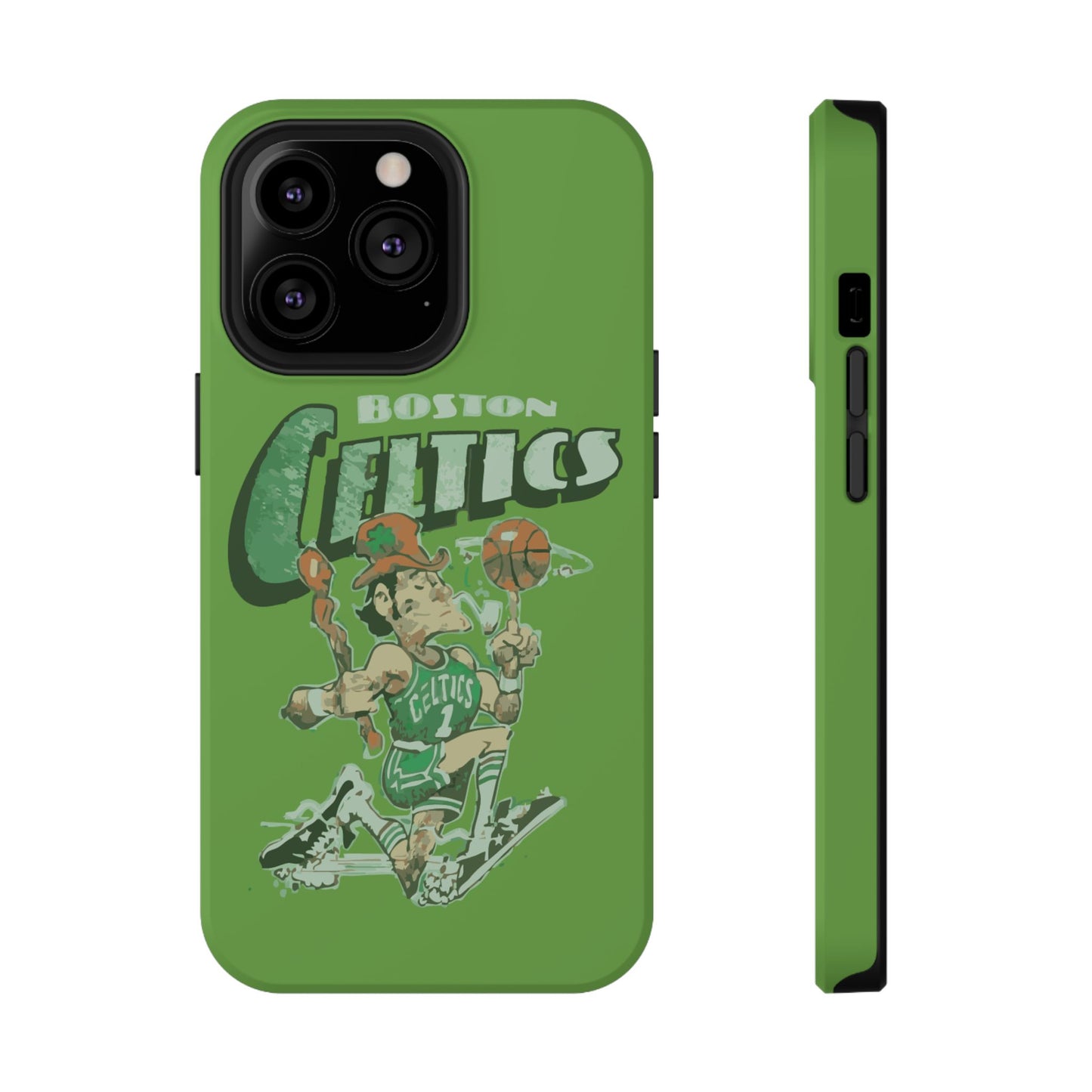 Boston Celtics Impact-Resistant Phone Case, Basketball Phone Cover, Sports Fan Gift, Sturdy Phone Case, NBA Merchandise, Team Spirit Decor