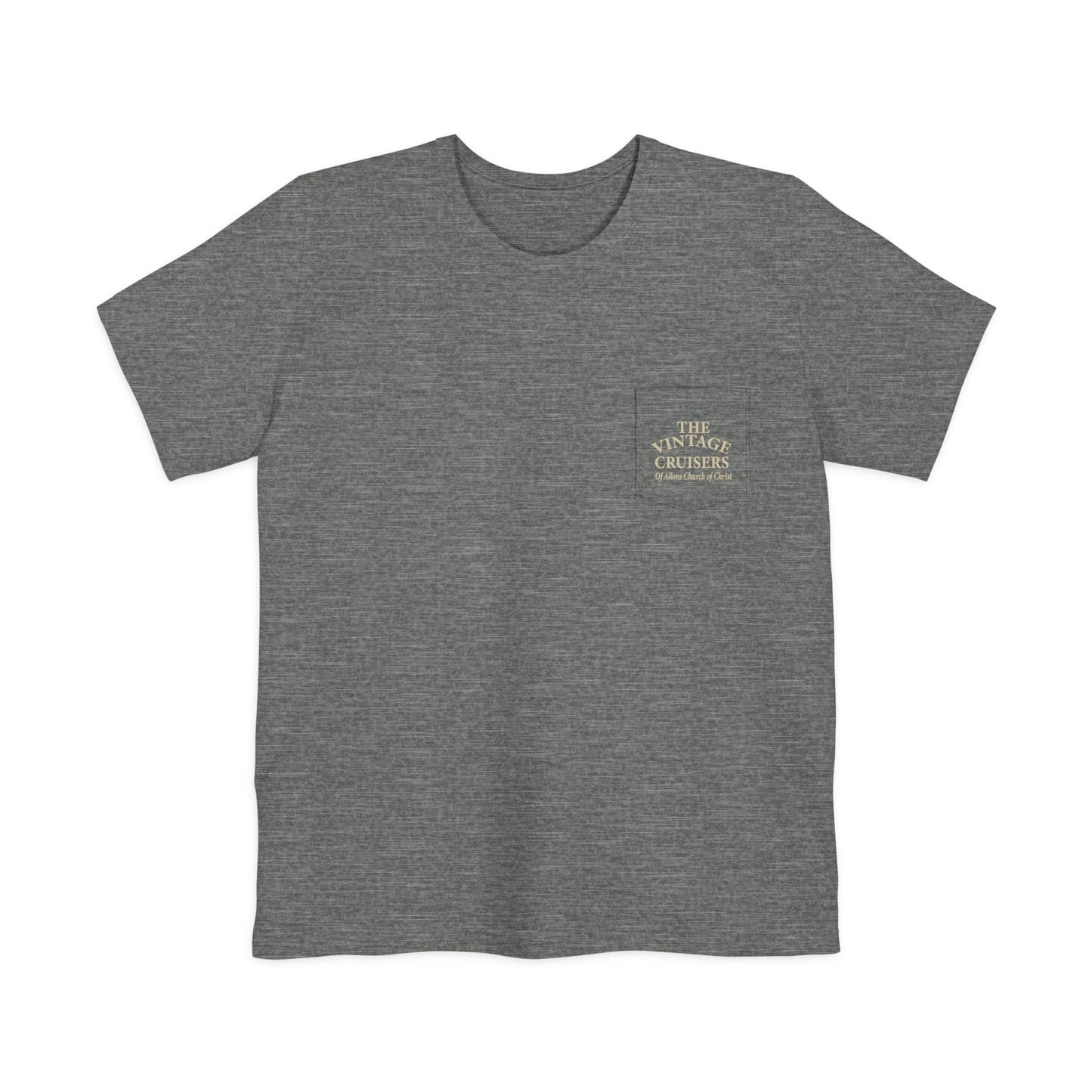 Retro Allons Church of Christ Pocket T-shirt