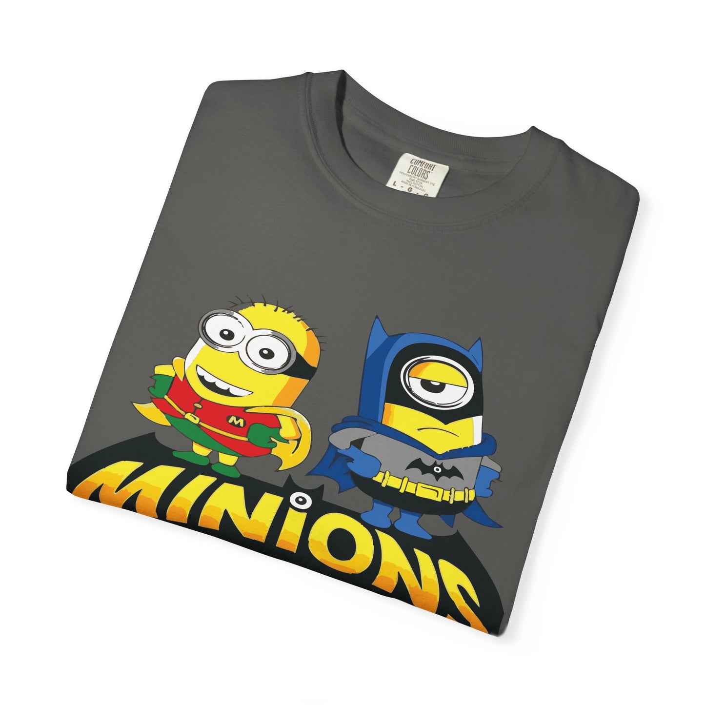 Minions Superhero Unisex T-shirt, Fun Gift for Kids, Cartoon Apparel, Birthday Party Outfit, Family Movie Night Wear