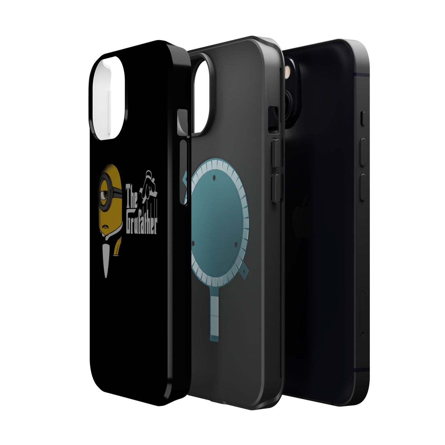 Magnetic Tough Cases: The Gruffather Phone Cover, Gift for Minions Fans, Unique Cell Phone Case, Durable Protective Case, Fun Cartoon Design