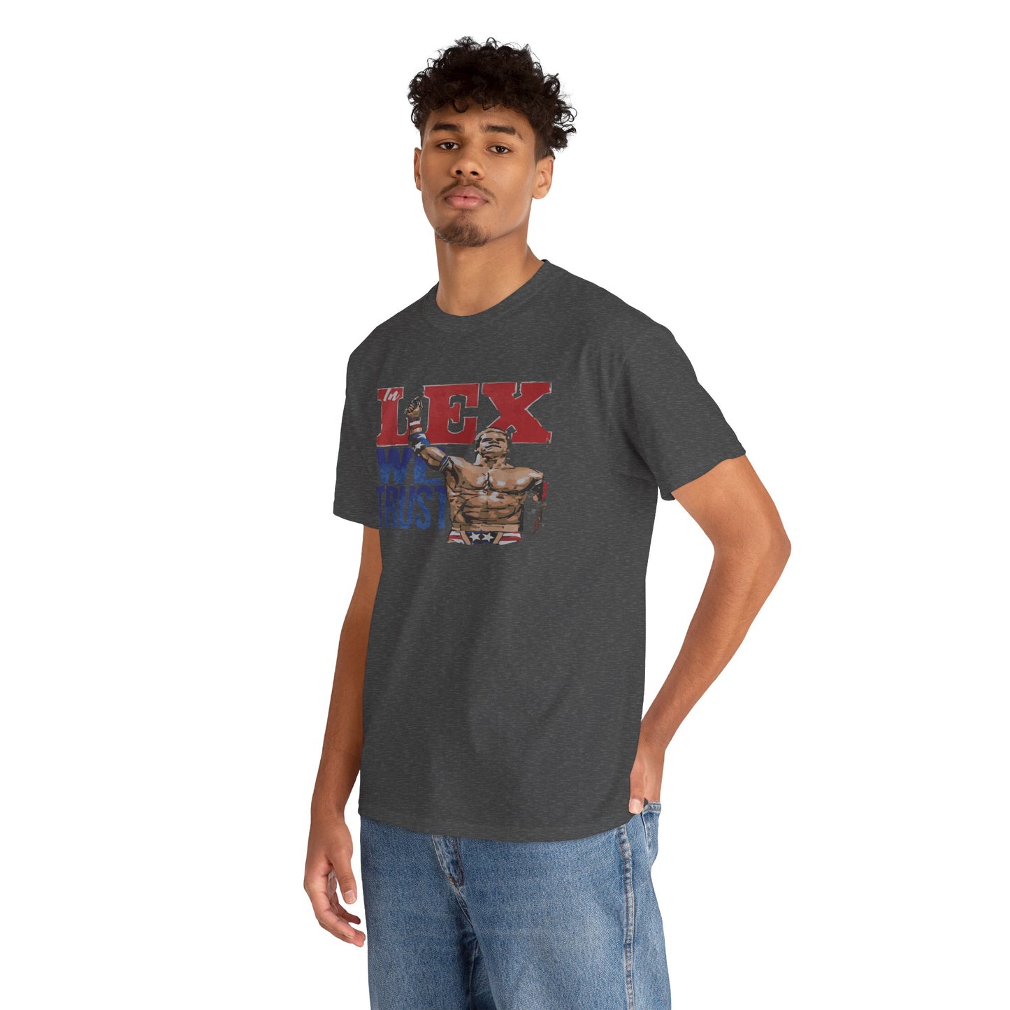 Unisex Cotton Tee with 'In Lex We Trust' Design, Casual Wear, Gift for Him/Her, Birthday, Independence Day, Patriotic Apparel