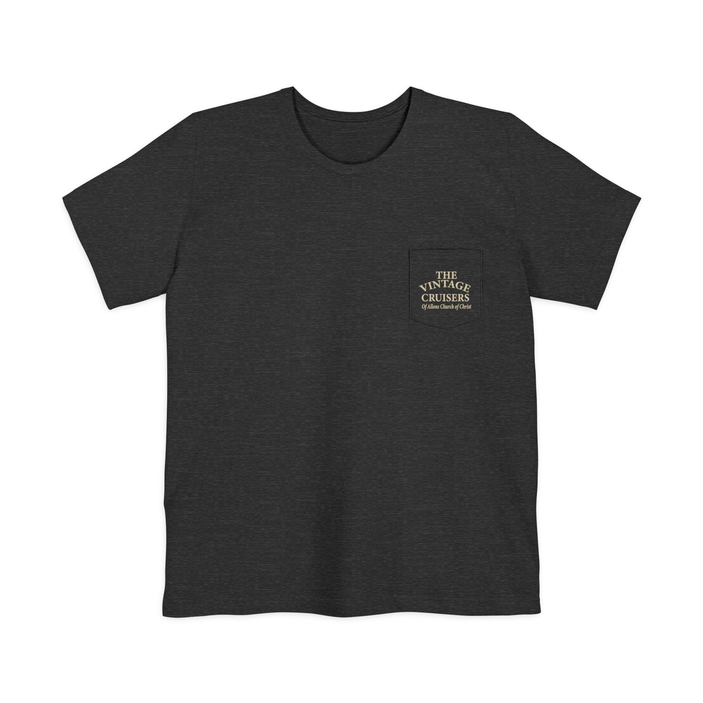 Retro Allons Church of Christ Pocket T-shirt