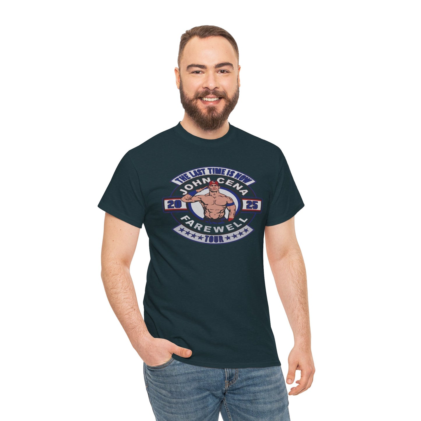 Wrestling Tribute Tee, John Cena Farewell Shirt, Unisex Graphic Tee, Fan Merchandise, Gift for Sports Lovers