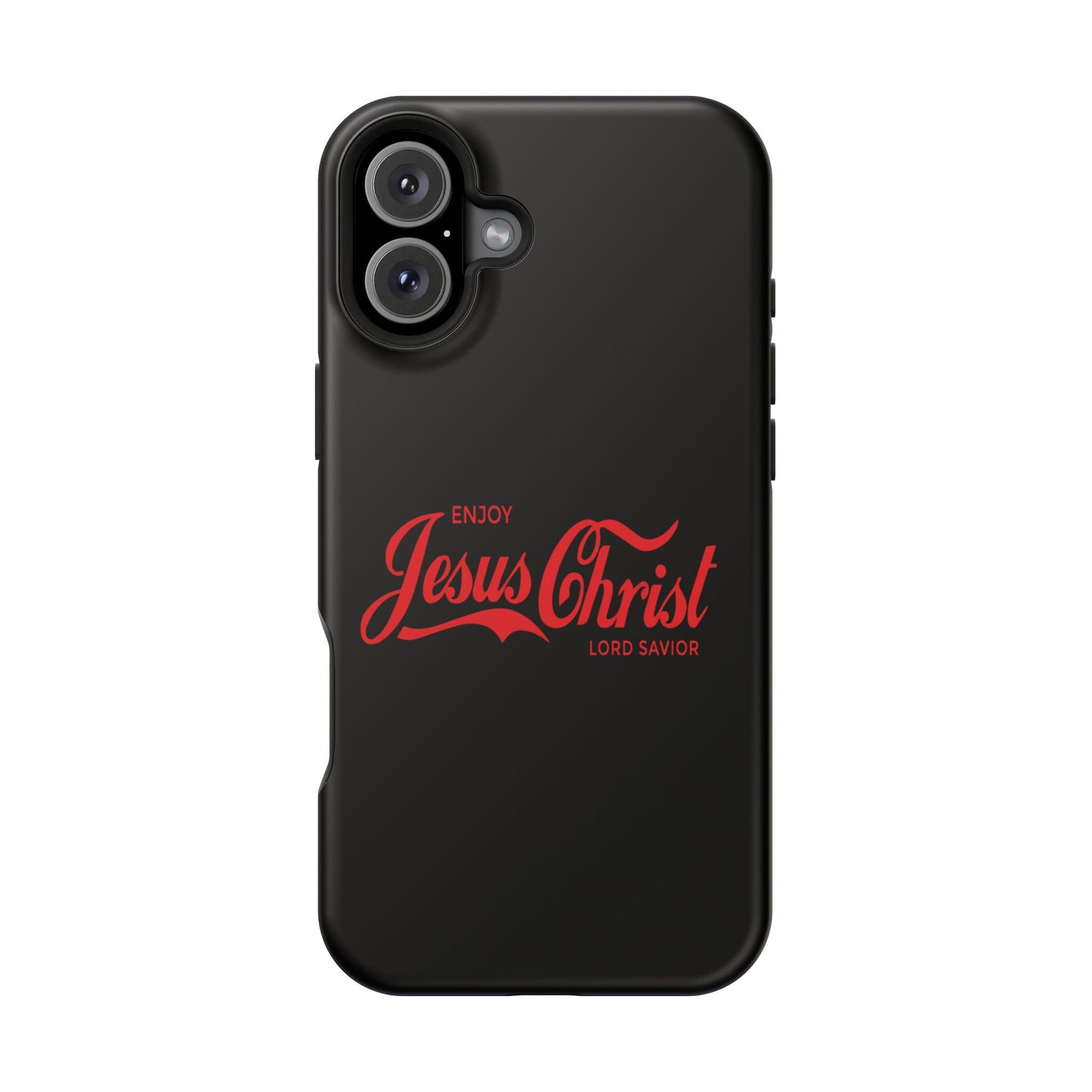 Impact-Resistant Phone Case: Enjoy Jesus Christ Lord Savior, Christian Gift, Durable Protection, Faith-Based Accessory, Holiday Gift