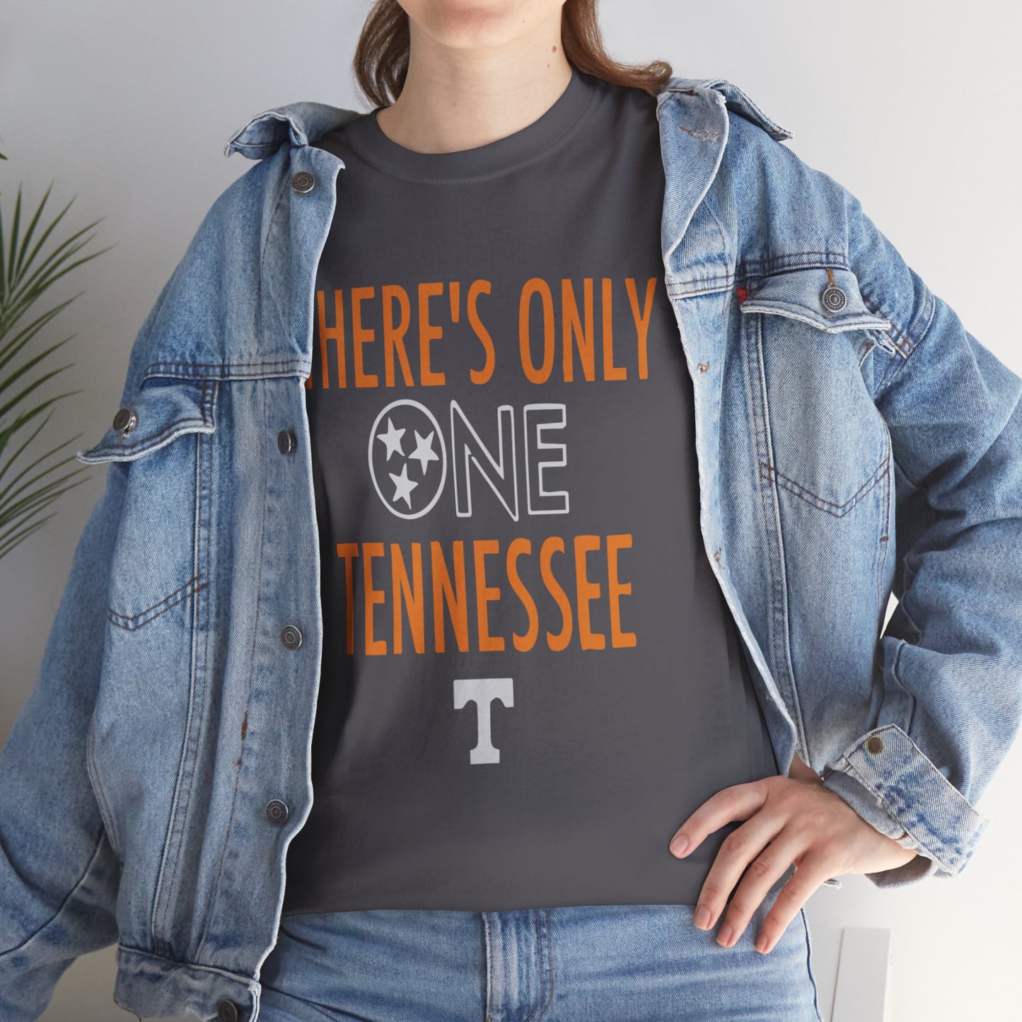 Tennessee Pride Tee, Unisex Heavy Cotton Tee, Tennessee Fans Gift, College Sports Apparel, Casual Everyday Wear, State Pride Shirt