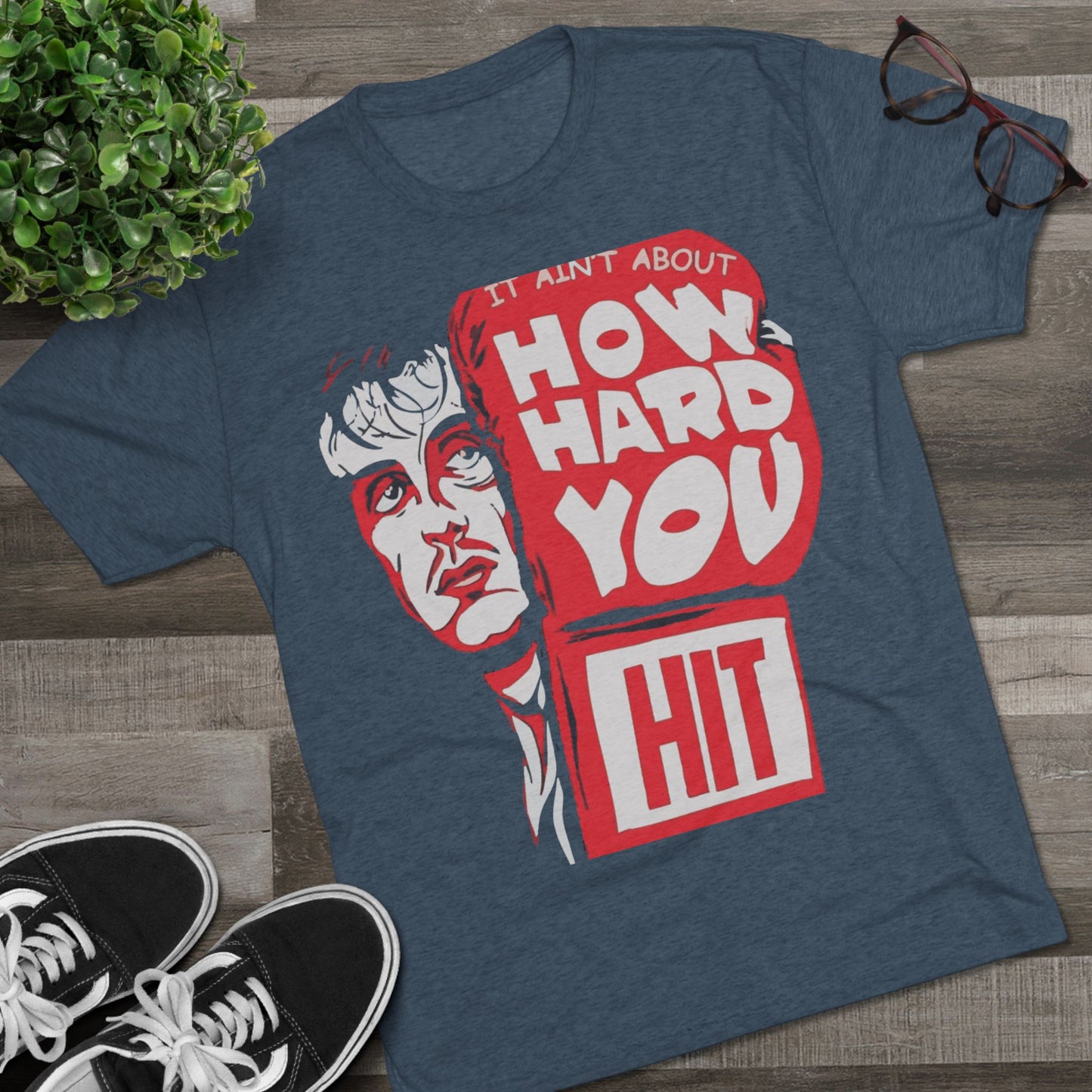 Rocky Fitness Tee - Unisex Tri-Blend Crew Tee