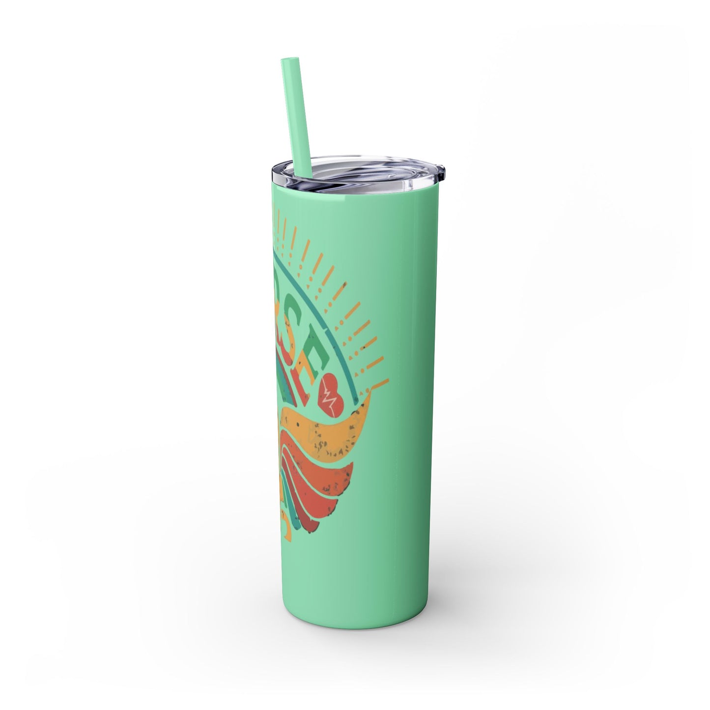 Nurse Skinny Tumbler, 20oz, Motivational Drinkware, Gift for Nurses, Summer Hydration, Nurse Appreciation Day